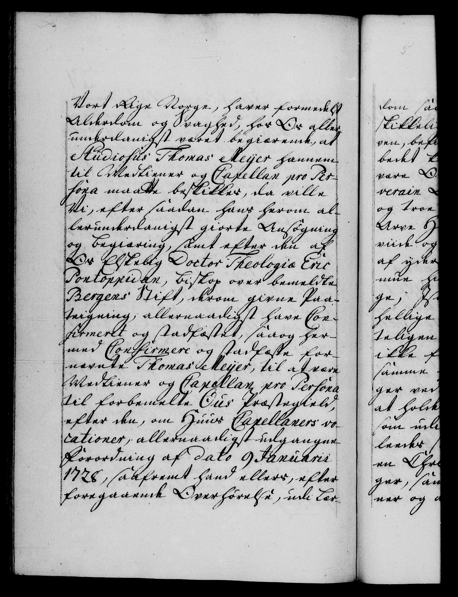 Danske Kanselli 1572-1799, AV/RA-EA-3023/F/Fc/Fca/Fcaa/L0038: Norske registre, 1753-1754, p. 201b