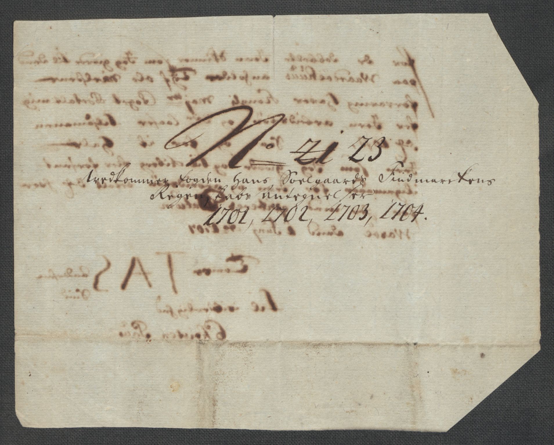 Rentekammeret inntil 1814, Reviderte regnskaper, Fogderegnskap, AV/RA-EA-4092/R69/L4852: Fogderegnskap Finnmark/Vardøhus, 1701-1704, p. 564