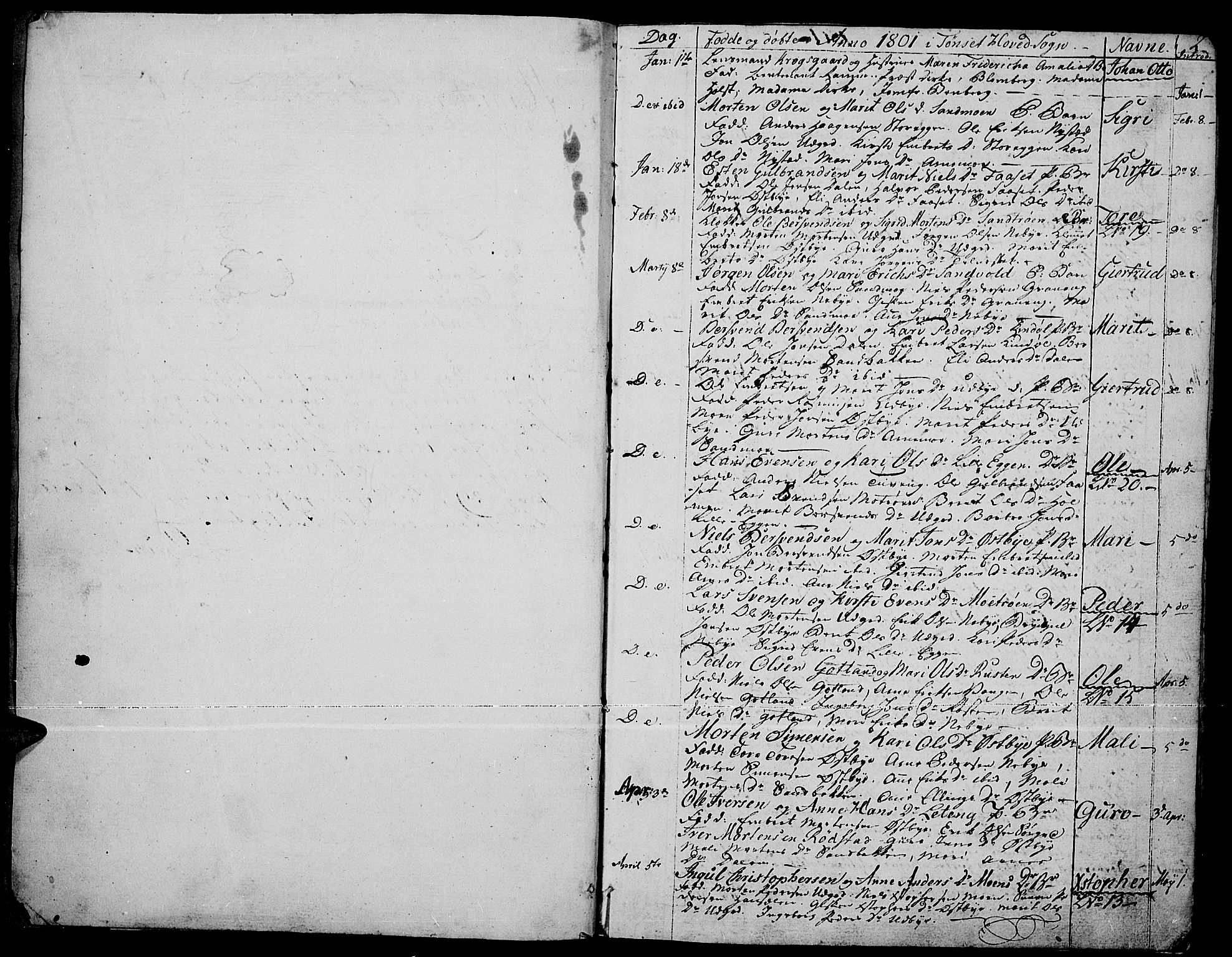 Tynset prestekontor, AV/SAH-PREST-058/H/Ha/Haa/L0015: Parish register (official) no. 15, 1801-1814, p. 2