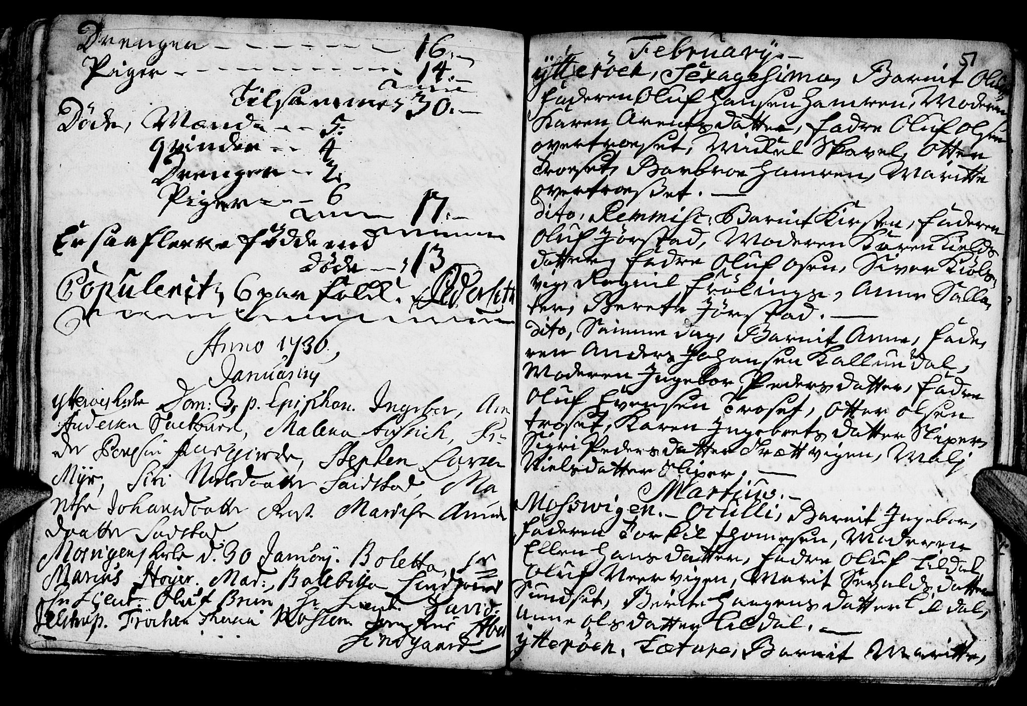 Ministerialprotokoller, klokkerbøker og fødselsregistre - Nord-Trøndelag, SAT/A-1458/722/L0215: Parish register (official) no. 722A02, 1718-1755, p. 51