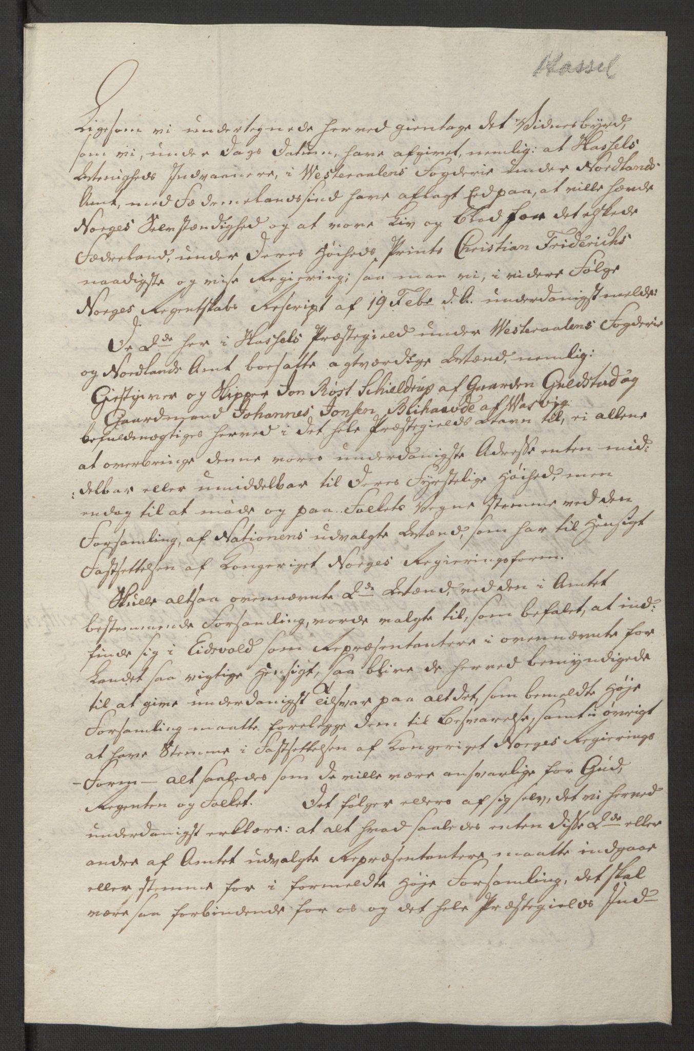 Fylkesmannen i Nordland, AV/SAT-A-0499/1.1/Ø/Øz/L0002/0003: Diverse / Adresser til Christian Frederik, 1814, p. 28