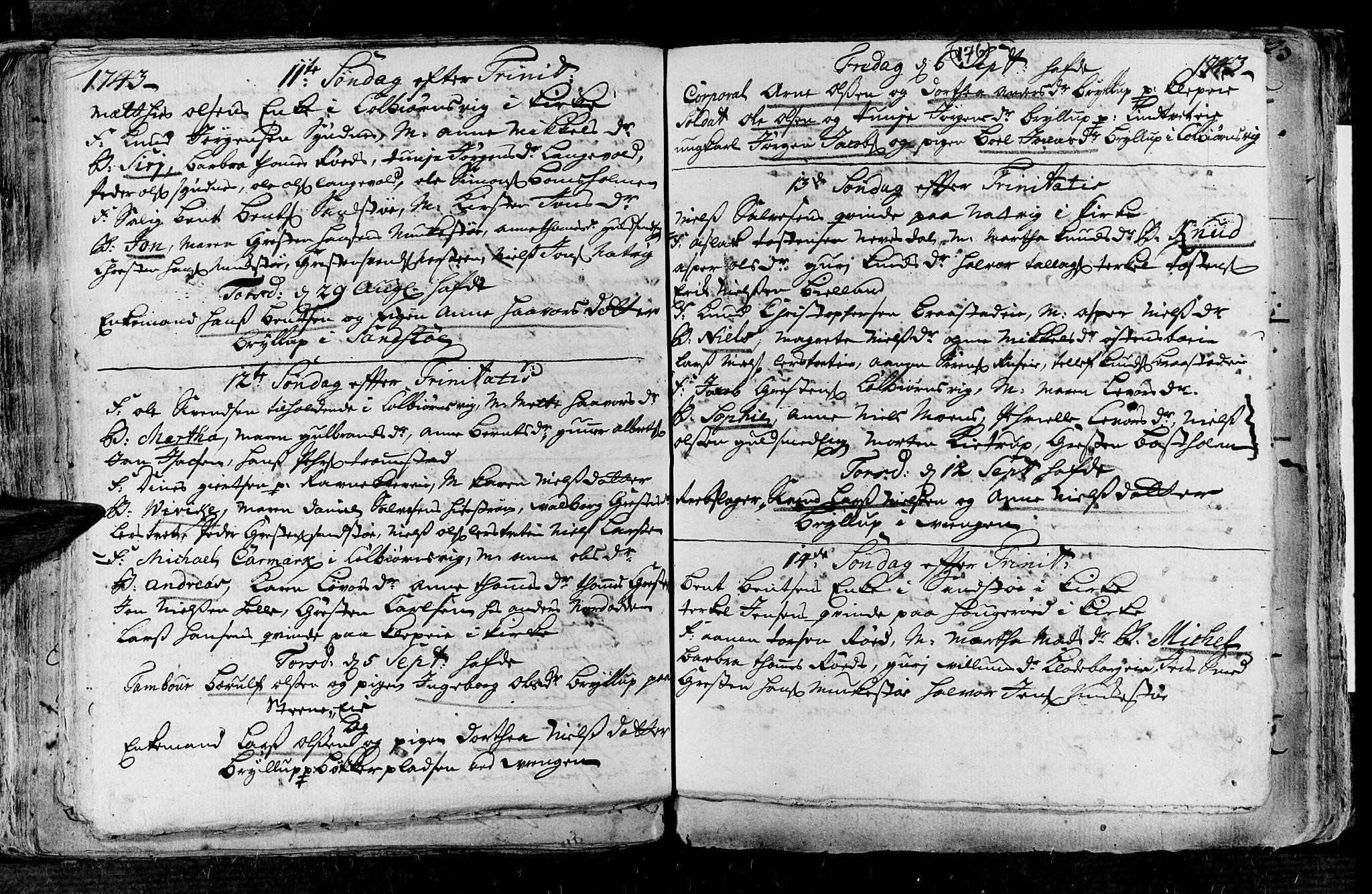 Øyestad sokneprestkontor, AV/SAK-1111-0049/F/Fa/L0004: Parish register (official) no. A 4, 1730-1750, p. 176