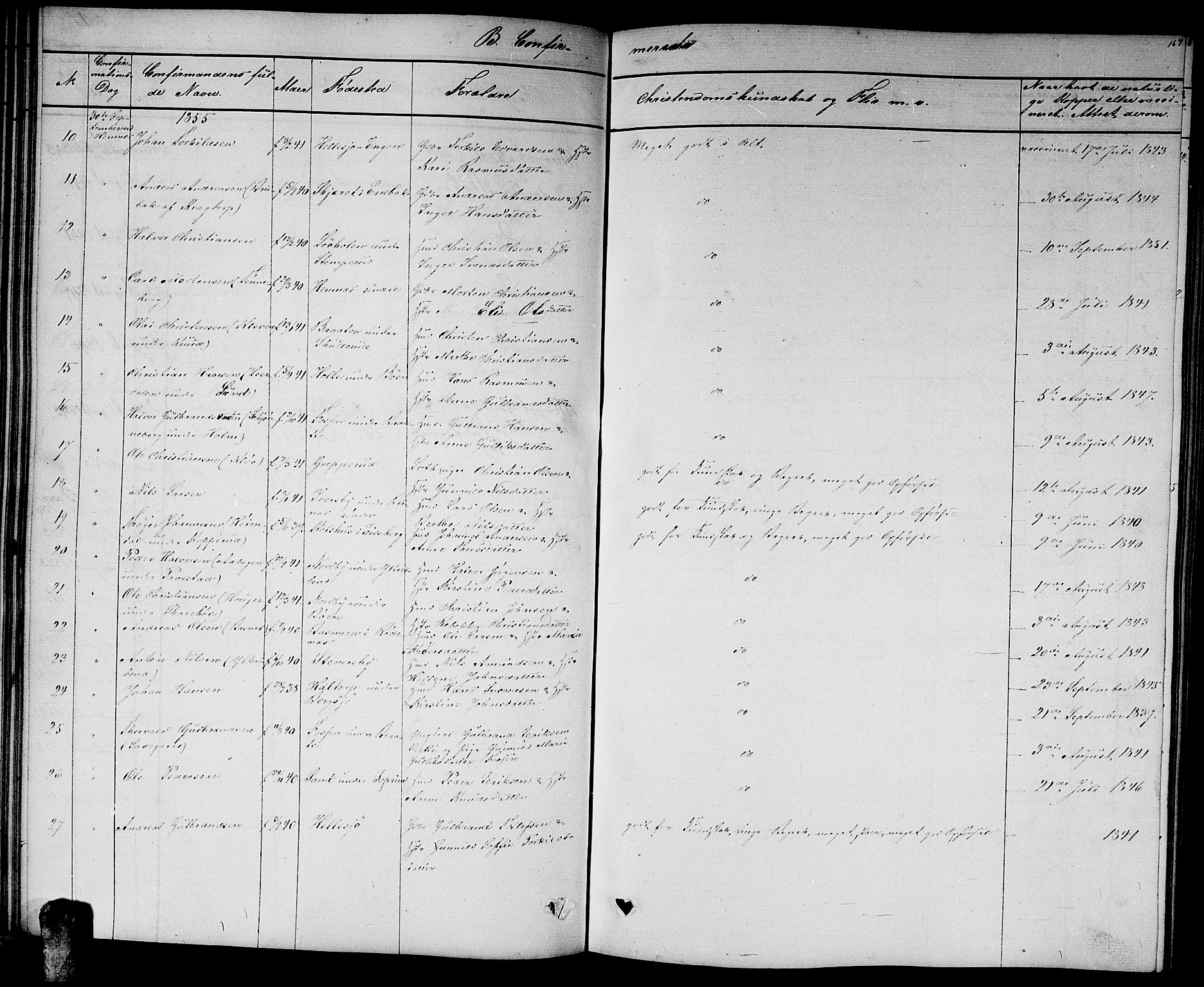 Høland prestekontor Kirkebøker, SAO/A-10346a/G/Ga/L0004: Parish register (copy) no. I 4, 1854-1862, p. 167