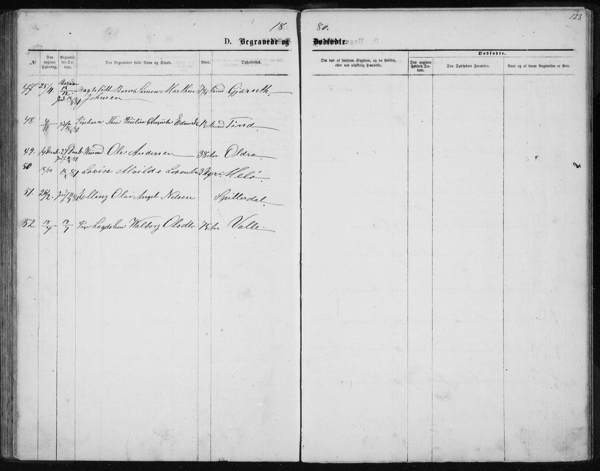 Ministerialprotokoller, klokkerbøker og fødselsregistre - Nordland, AV/SAT-A-1459/843/L0635: Parish register (copy) no. 843C04, 1872-1887, p. 123