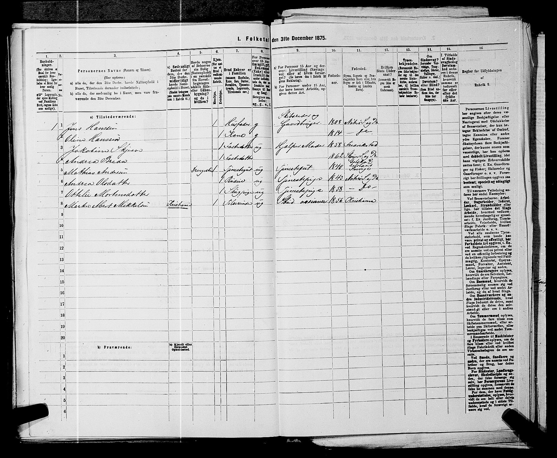 SAKO, 1875 census for 0722P Nøtterøy, 1875, p. 1716