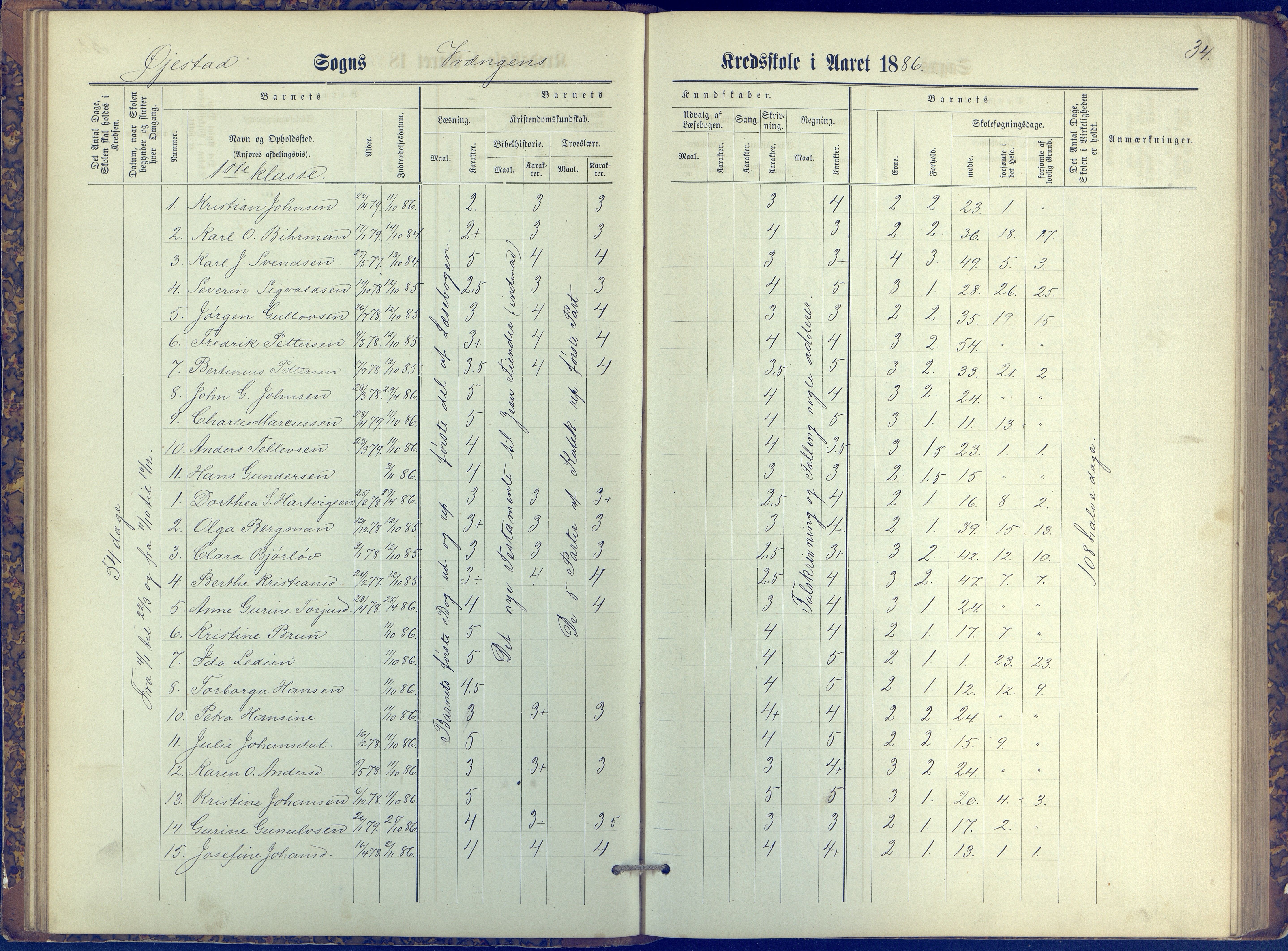 Øyestad kommune frem til 1979, AAKS/KA0920-PK/06/06K/L0006: Protokoll, 1881-1894, p. 34