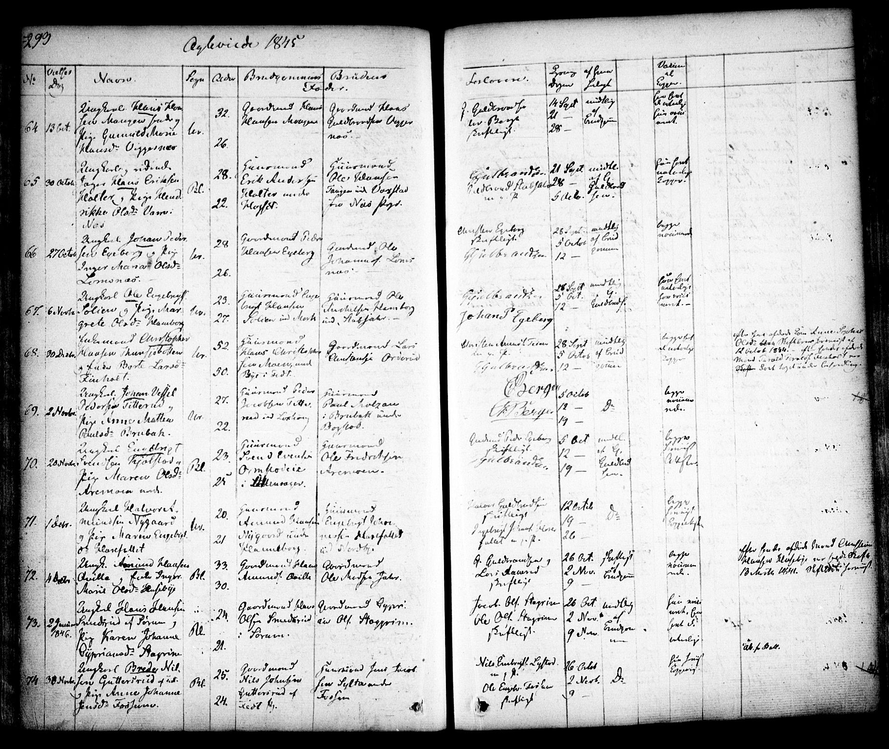 Aurskog prestekontor Kirkebøker, SAO/A-10304a/F/Fa/L0006: Parish register (official) no. I 6, 1829-1853, p. 293