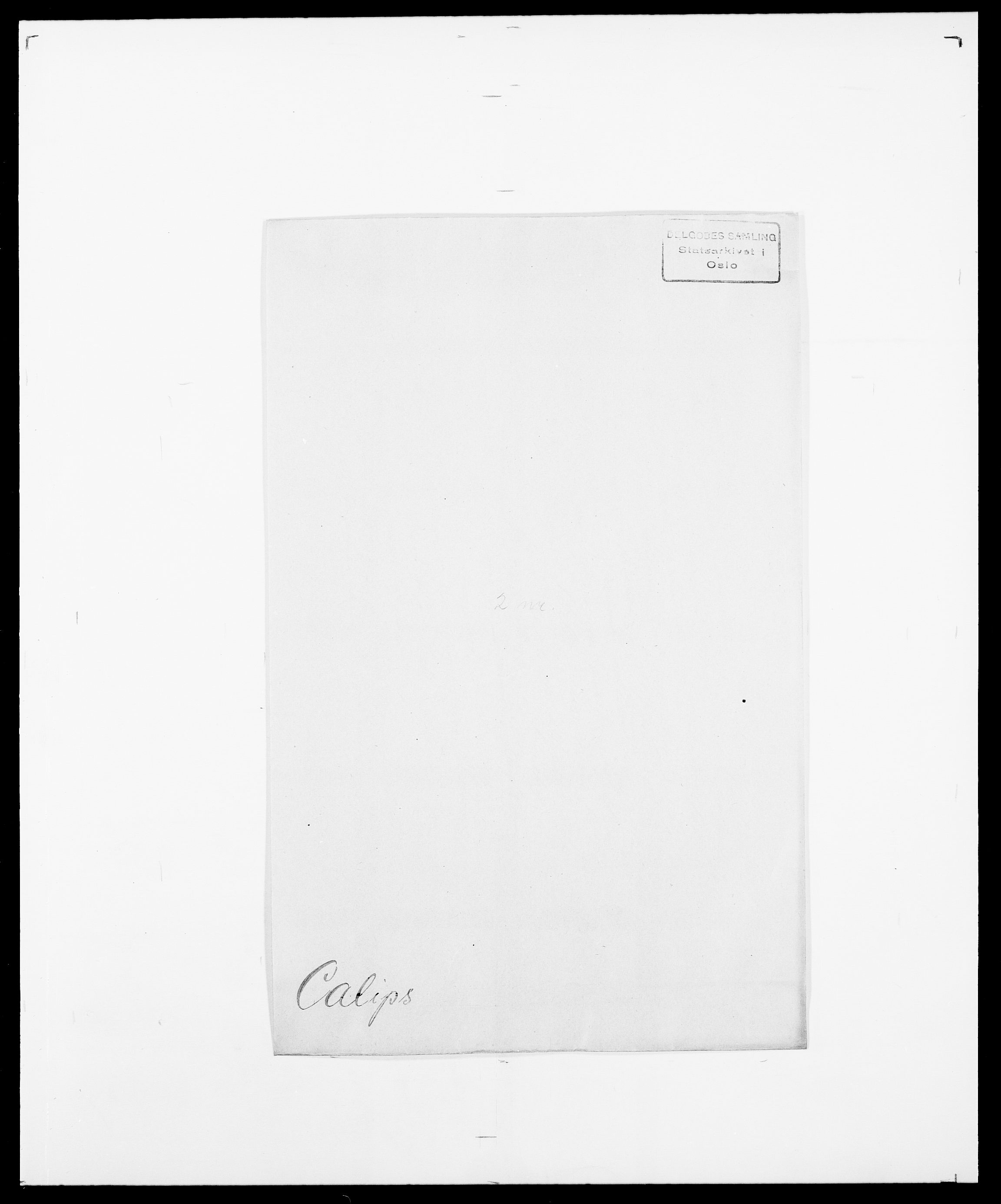 Delgobe, Charles Antoine - samling, SAO/PAO-0038/D/Da/L0007: Buaas - Caphengst, p. 821