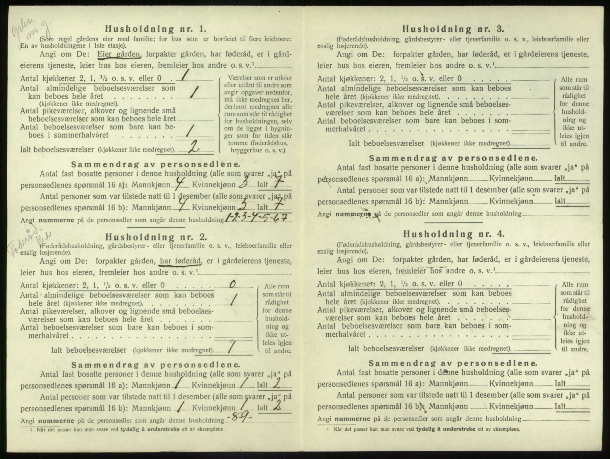 SAB, 1920 census for Naustdal, 1920, p. 145