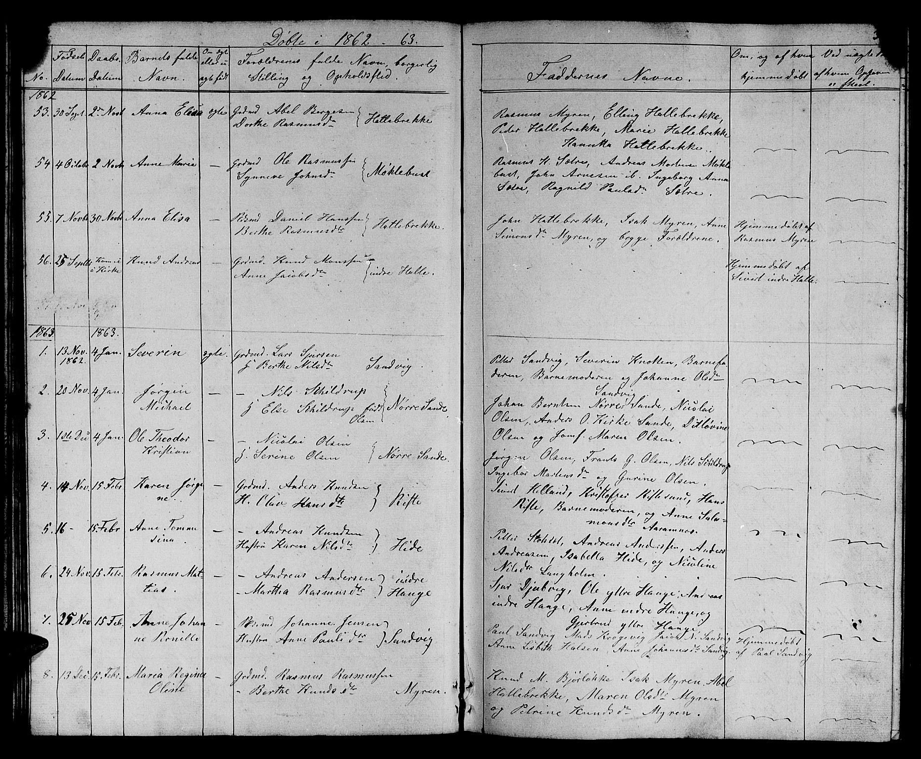 Ministerialprotokoller, klokkerbøker og fødselsregistre - Møre og Romsdal, AV/SAT-A-1454/503/L0047: Parish register (copy) no. 503C02, 1854-1884, p. 32