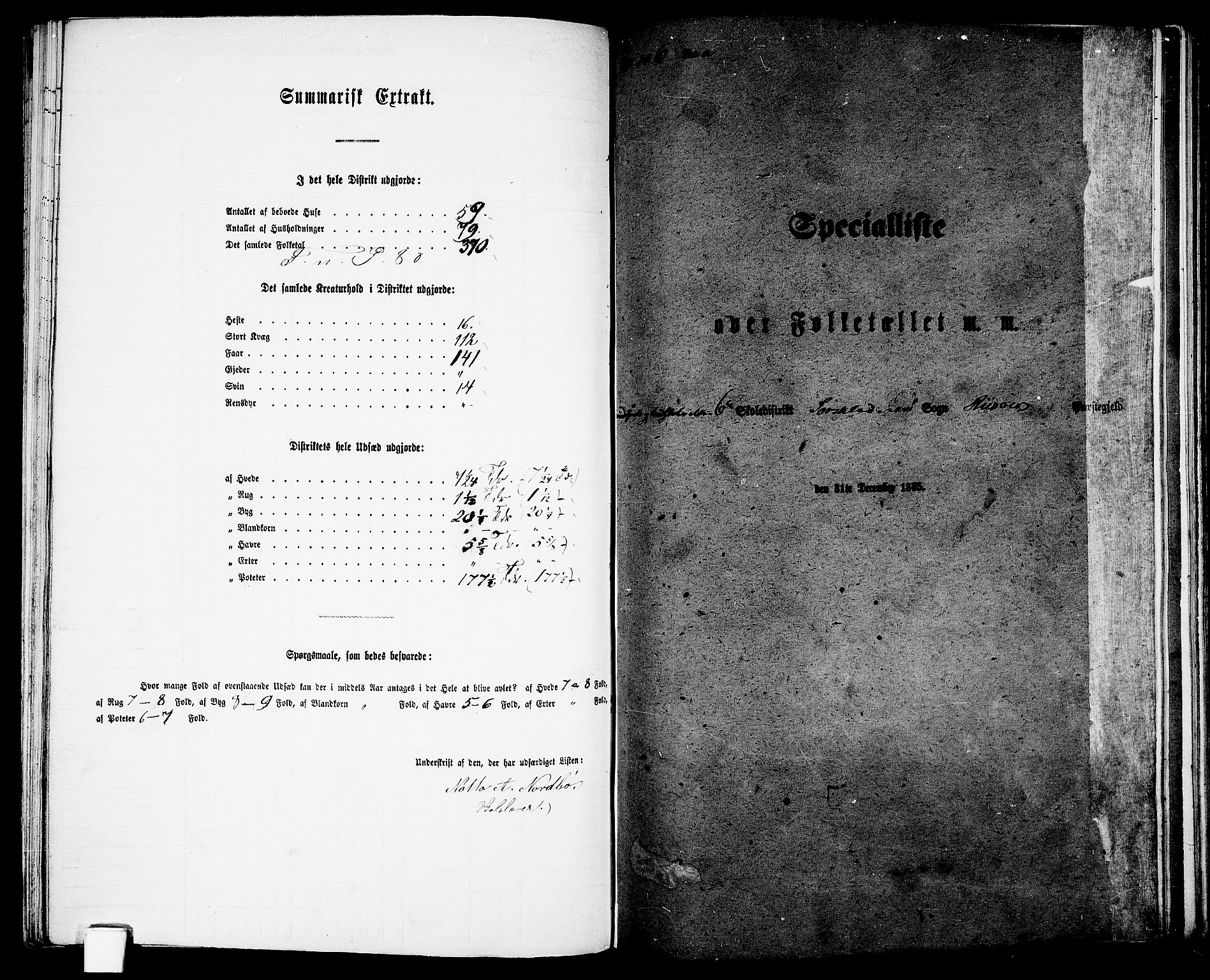 RA, 1865 census for Risør/Søndeled, 1865, p. 98