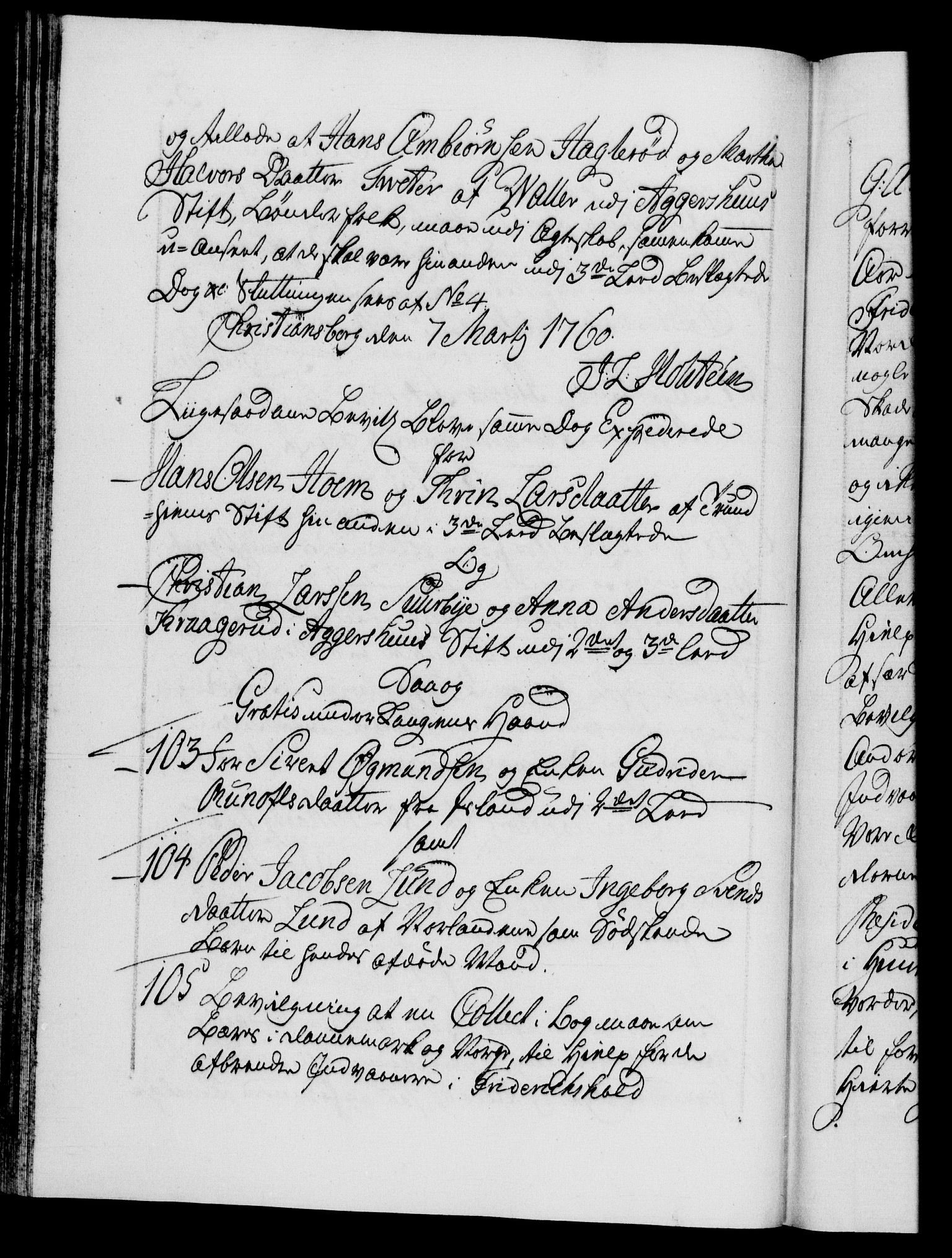 Danske Kanselli 1572-1799, RA/EA-3023/F/Fc/Fca/Fcaa/L0041: Norske registre, 1760-1762, p. 53b