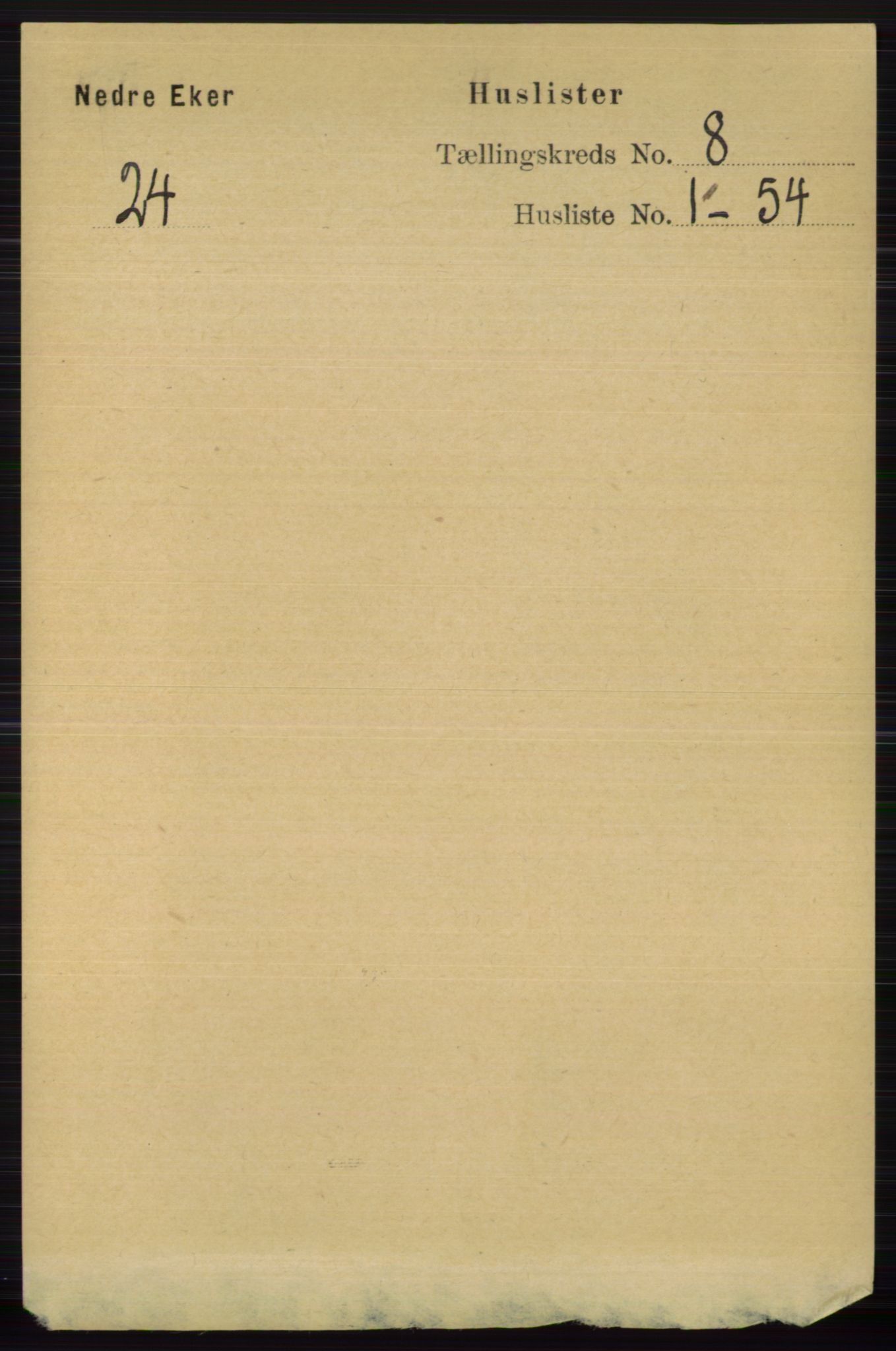RA, 1891 census for 0625 Nedre Eiker, 1891, p. 3896