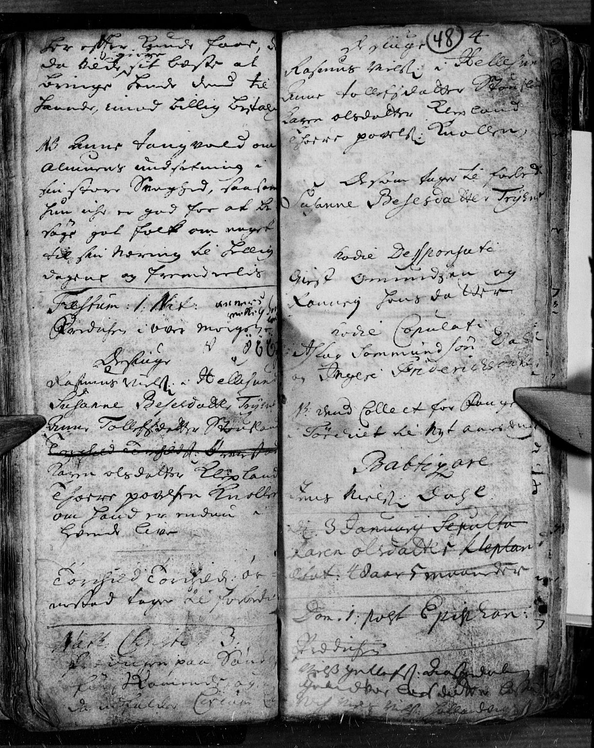 Søgne sokneprestkontor, SAK/1111-0037/F/Fa/Fab/L0001: Parish register (official) no. A 1, 1716-1740, p. 48
