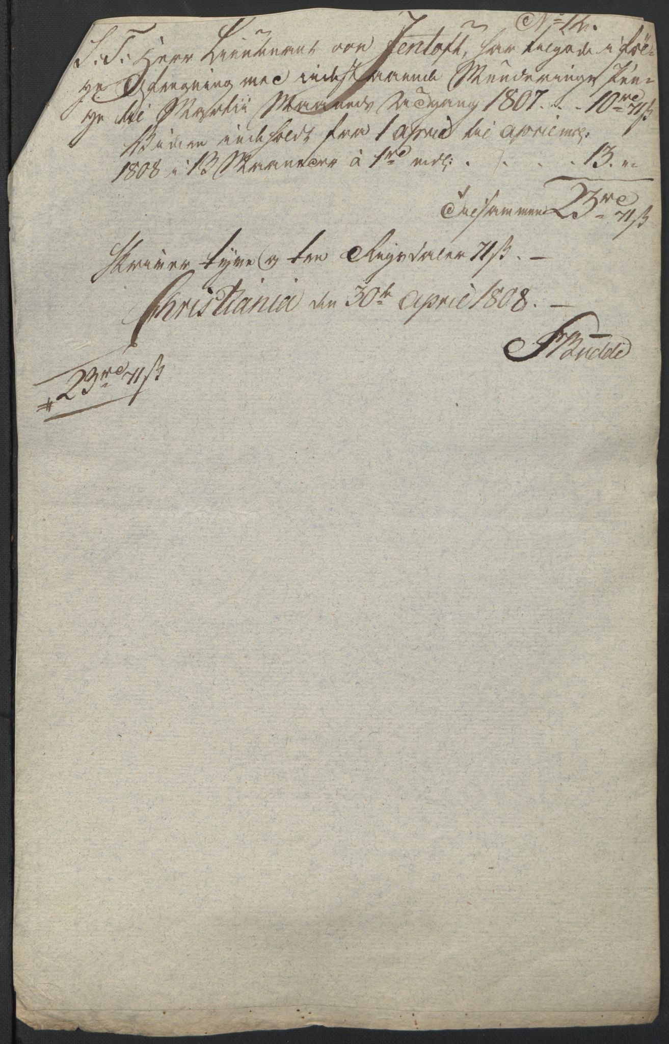 Forsvaret, Generalauditøren, AV/RA-RAFA-1772/F/Fj/Fja/L0017: --, 1759-1825, p. 7