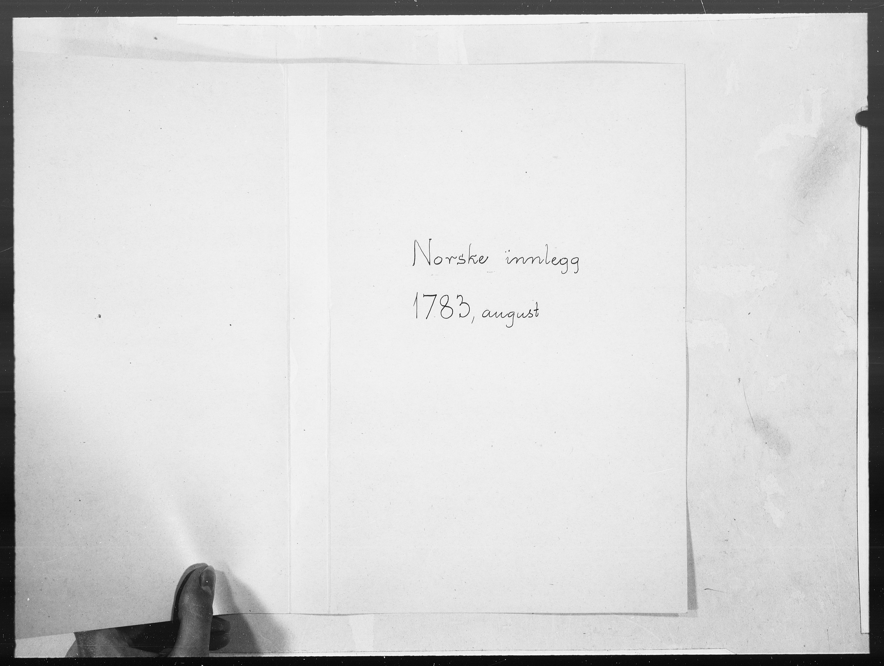 Danske Kanselli 1572-1799, AV/RA-EA-3023/F/Fc/Fcc/Fcca/L0247: Norske innlegg 1572-1799, 1783, p. 141