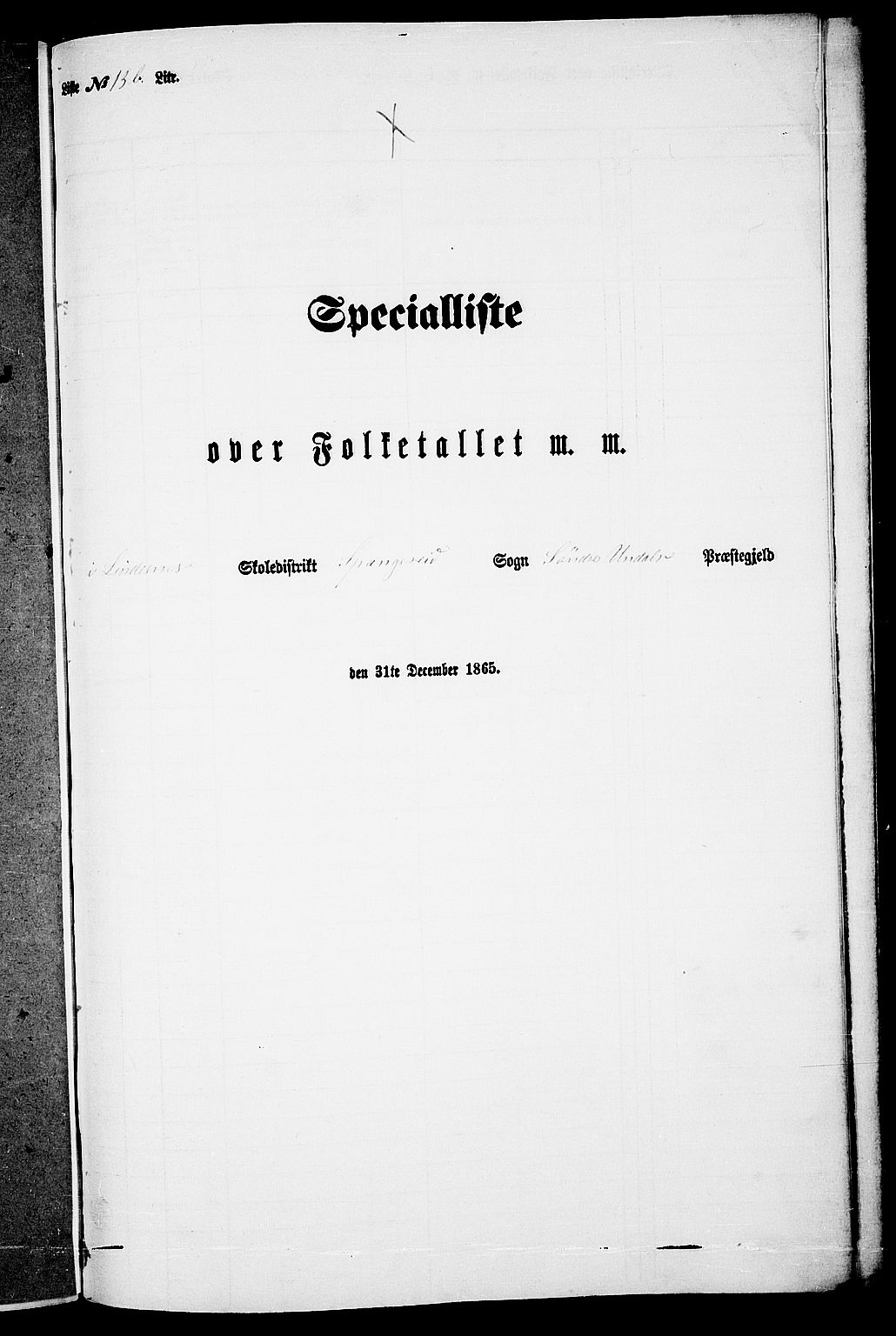 RA, 1865 census for Sør-Audnedal, 1865, p. 196