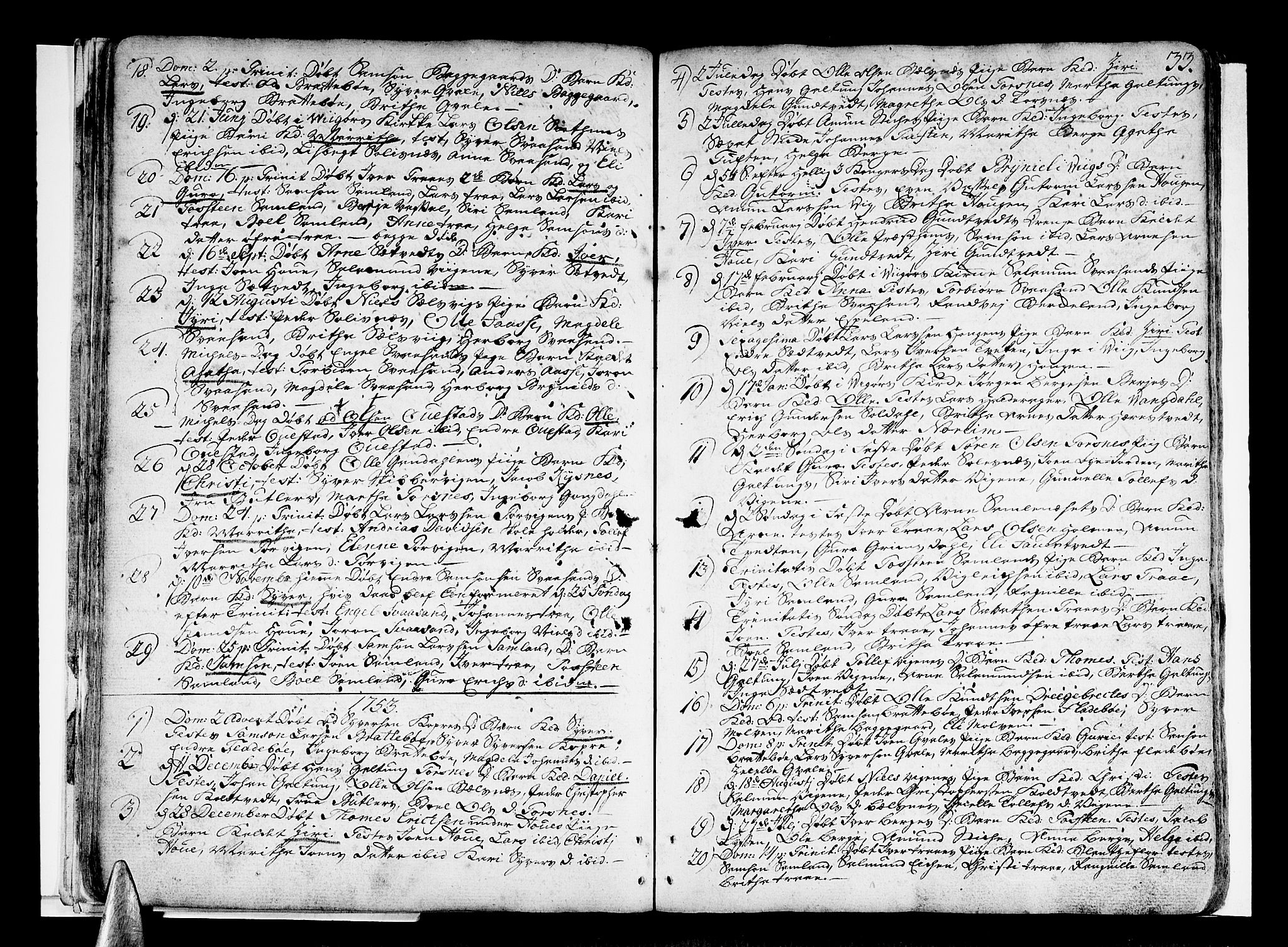 Strandebarm sokneprestembete, AV/SAB-A-78401/H/Haa: Parish register (official) no. A 3 /2, 1751-1787, p. 33