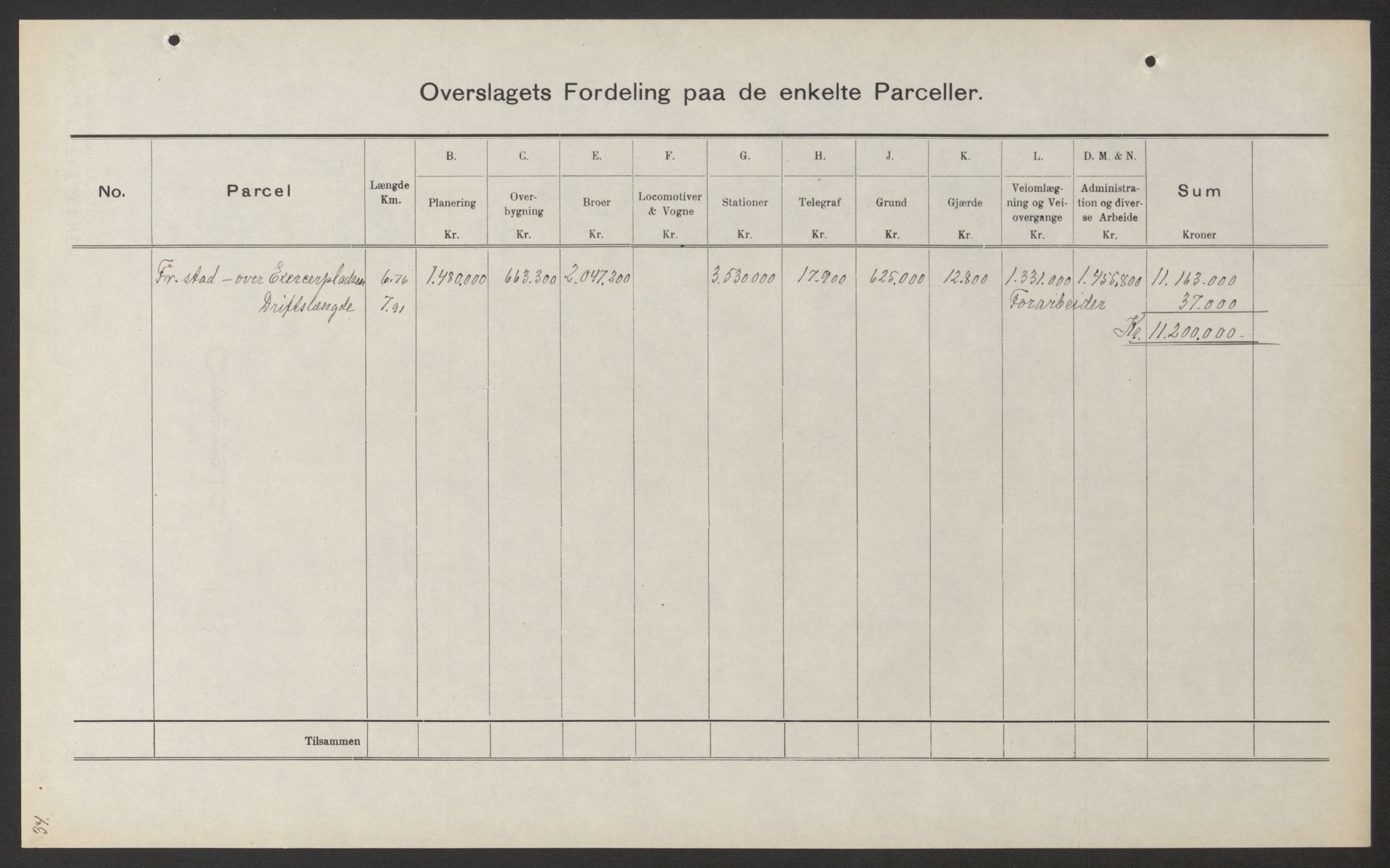 Norges Statsbaner, Baneavdelingen B, AV/RA-S-1619/1/F/Fa/L0042: NORGE-JYLLAND, 1920, p. 338