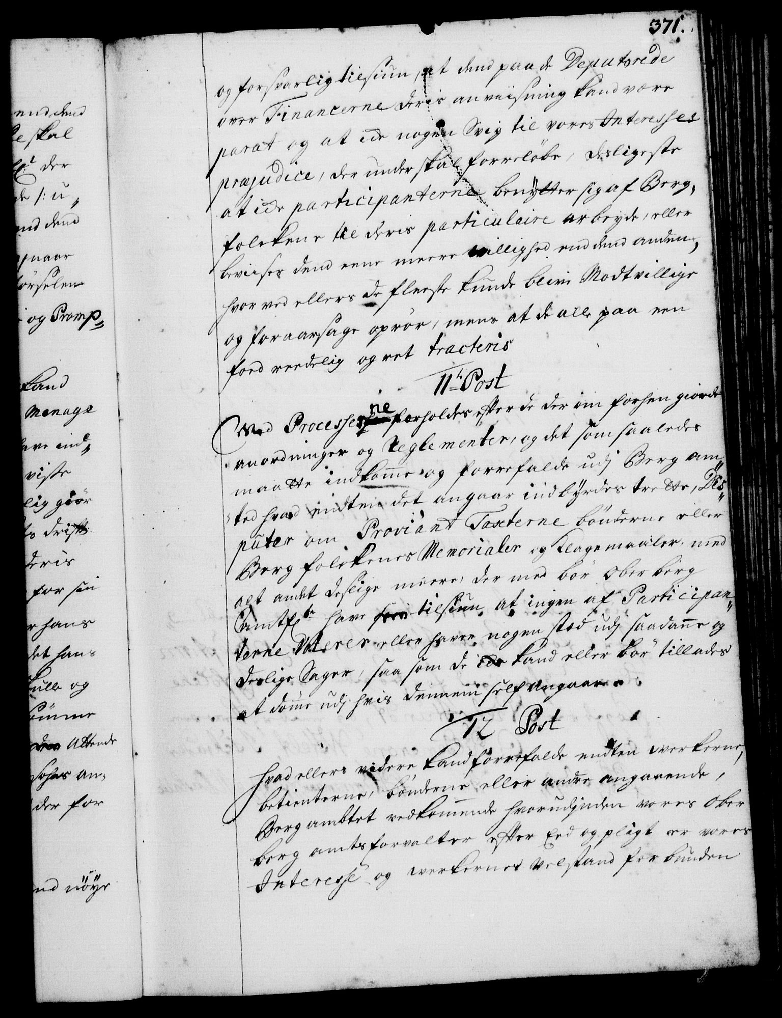 Rentekammeret, Kammerkanselliet, RA/EA-3111/G/Gg/Ggi/L0001: Norsk instruksjonsprotokoll med register (merket RK 53.34), 1720-1729, p. 371