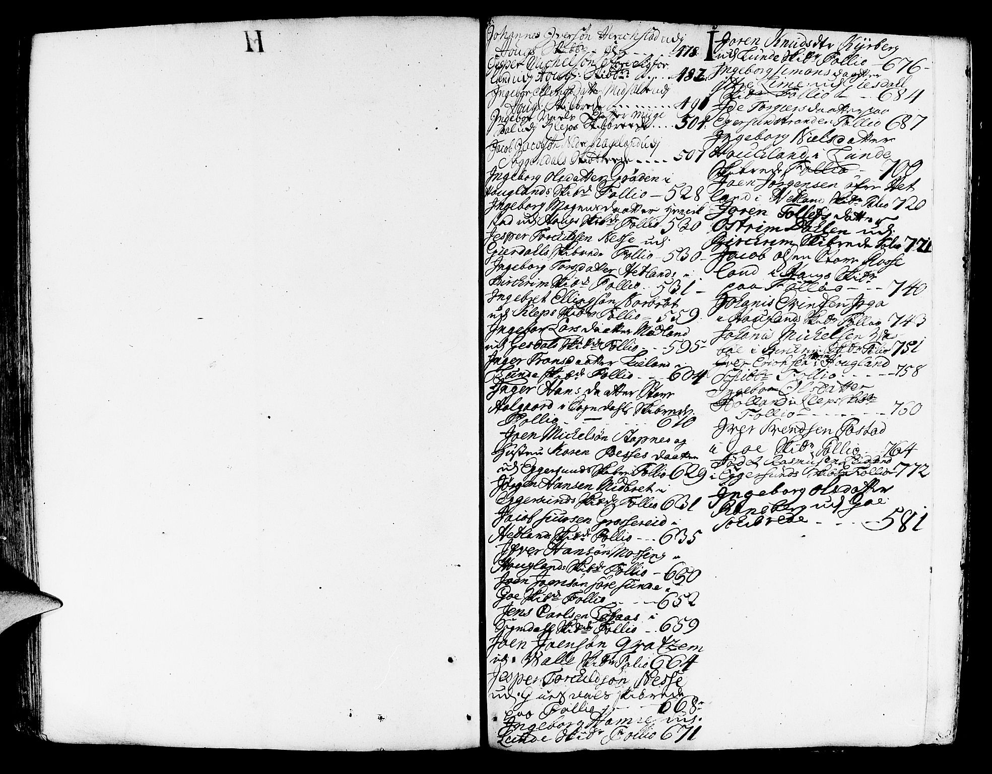 Jæren og Dalane sorenskriveri, SAST/A-100306/5/50BA/L0006B: SKIFTEPROTOKOLL, 1722-1739