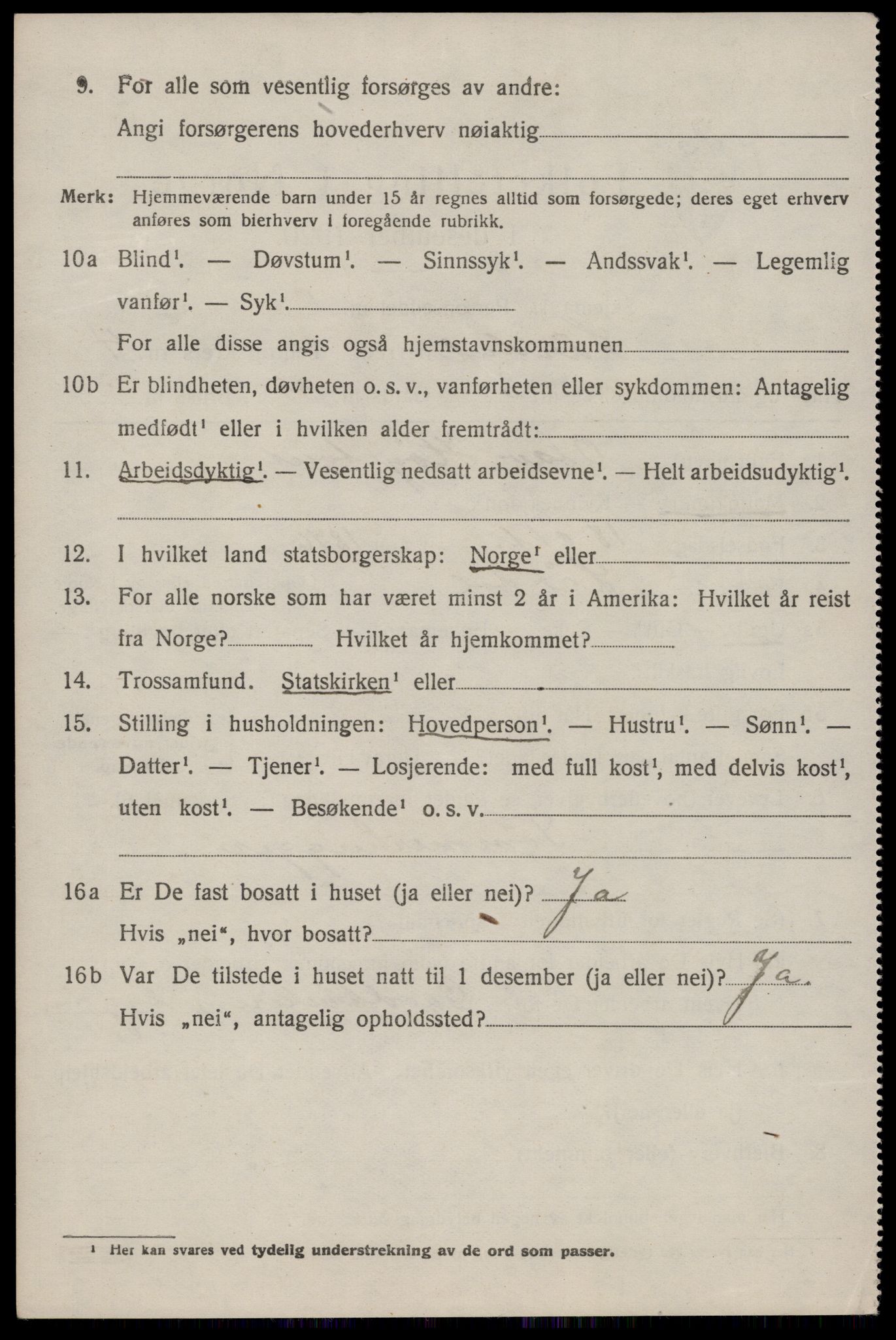 SAKO, 1920 census for Lårdal, 1920, p. 2400