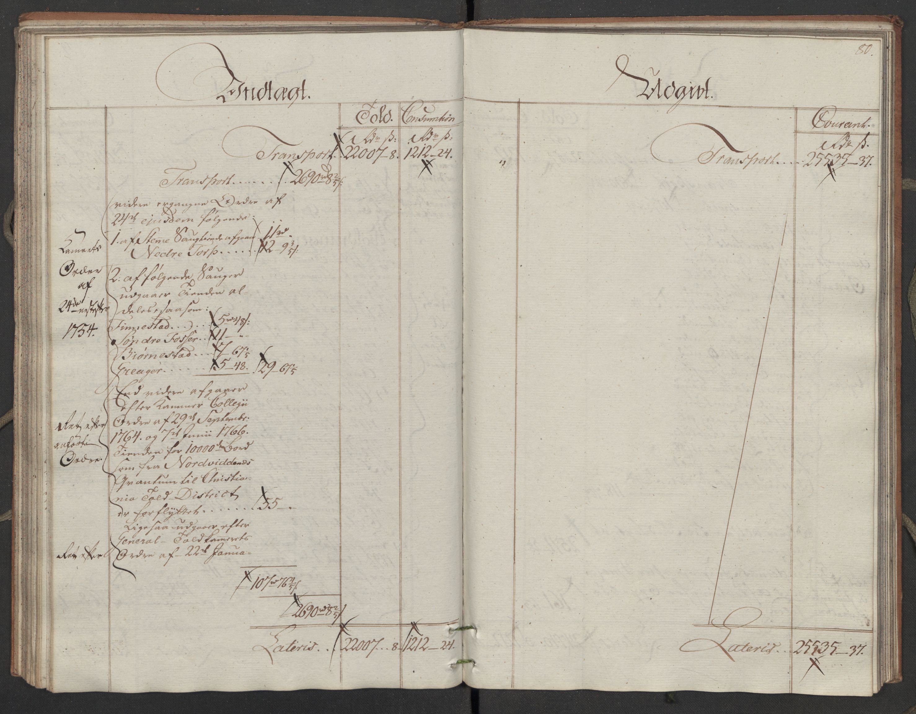 Generaltollkammeret, tollregnskaper, AV/RA-EA-5490/R02/L0110/0001: Tollregnskaper Fredrikstad / Utgående hovedtollbok, 1790-1792, p. 79b-80a