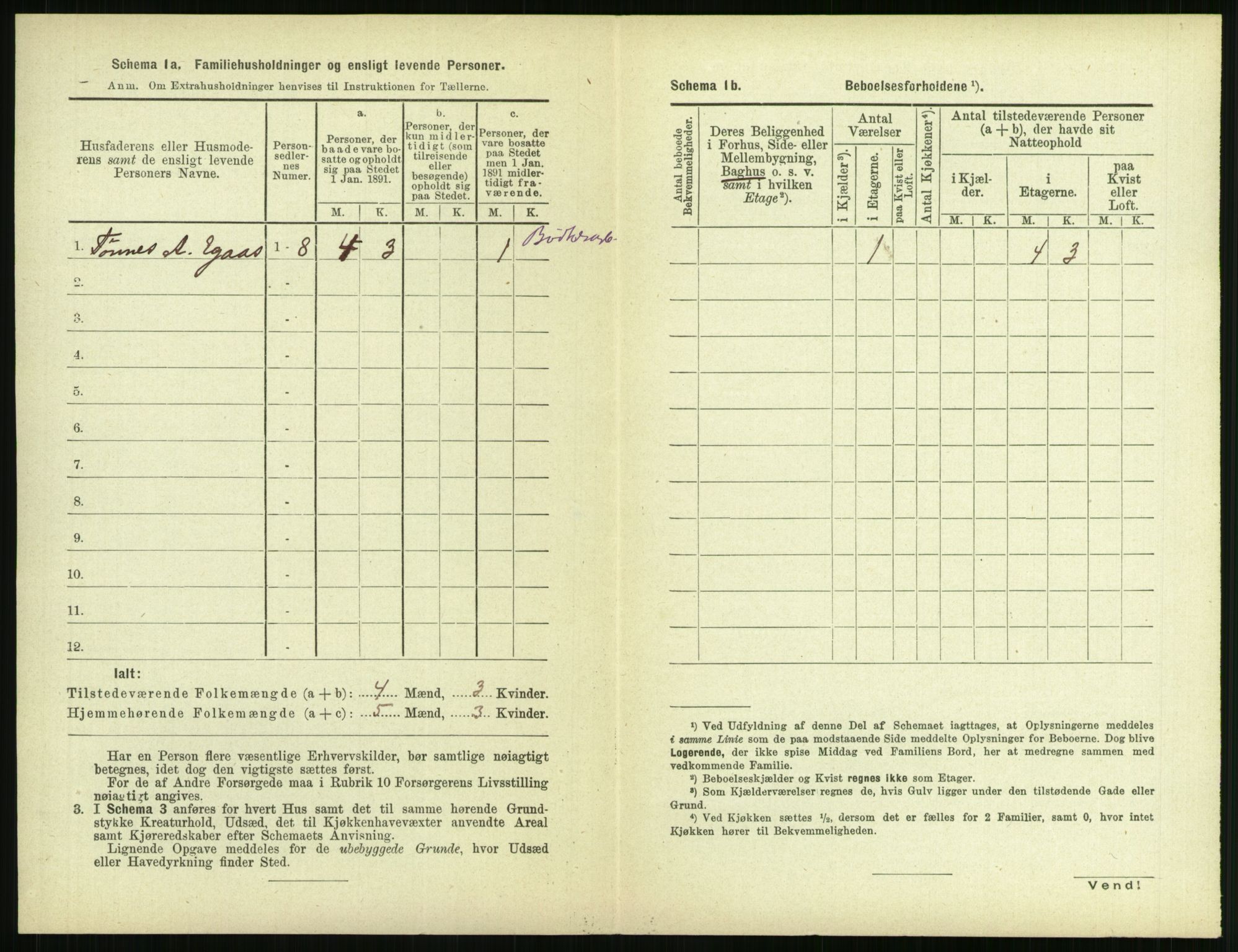 RA, 1891 census for 1106 Haugesund, 1891, p. 901