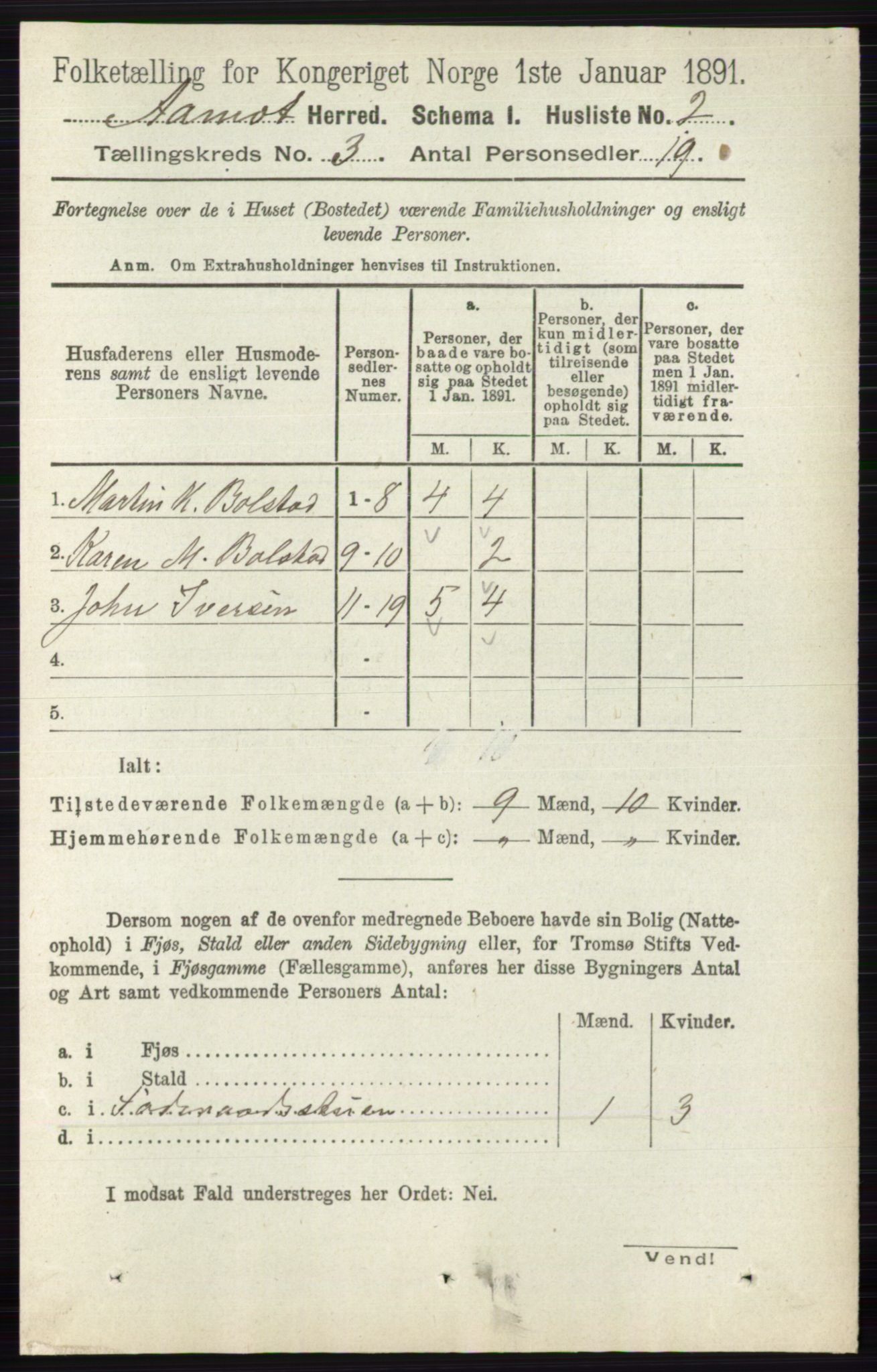 RA, 1891 census for 0429 Åmot, 1891, p. 1387