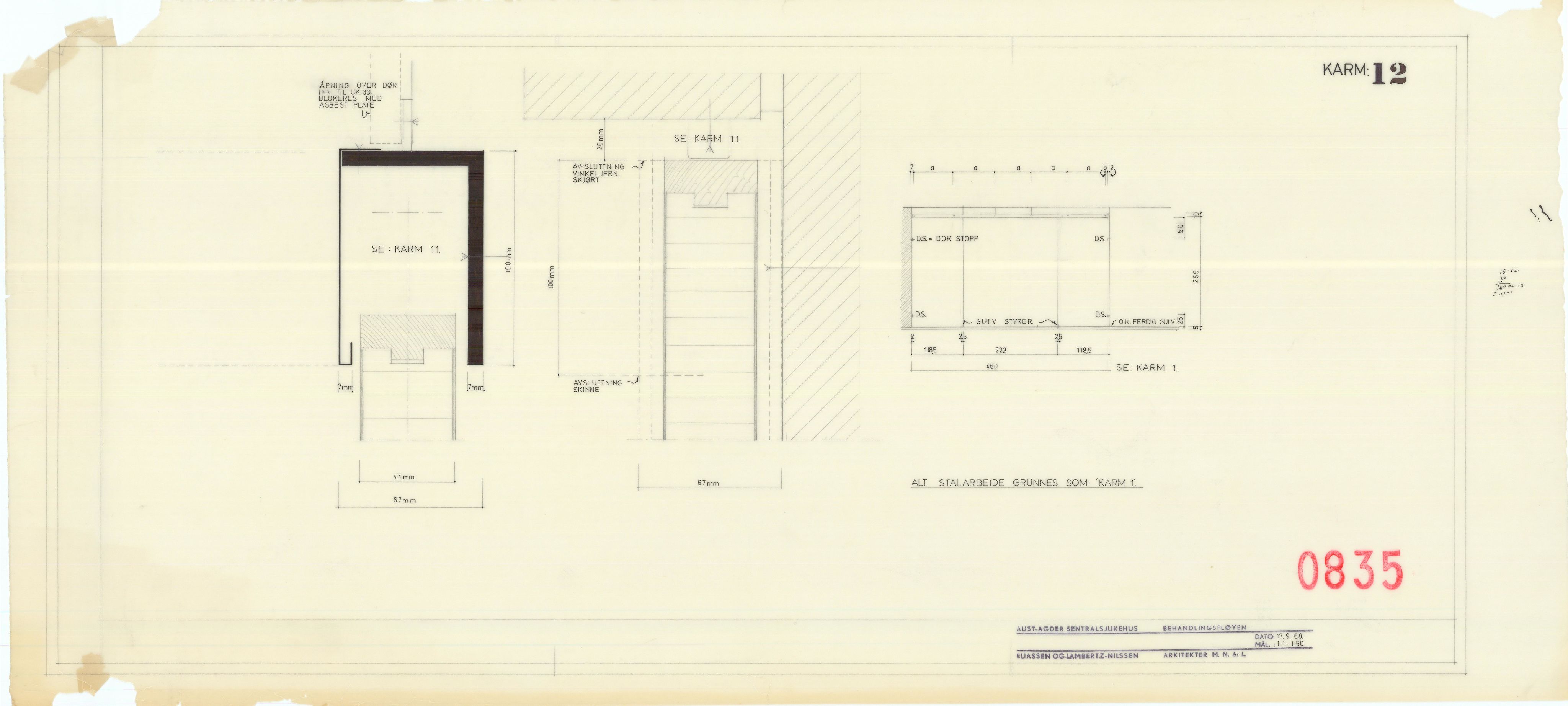 Eliassen og Lambertz-Nilssen Arkitekter, AAKS/PA-2983/T/T02/L0009: Tegningskogger 0835, 1967-1972, p. 31