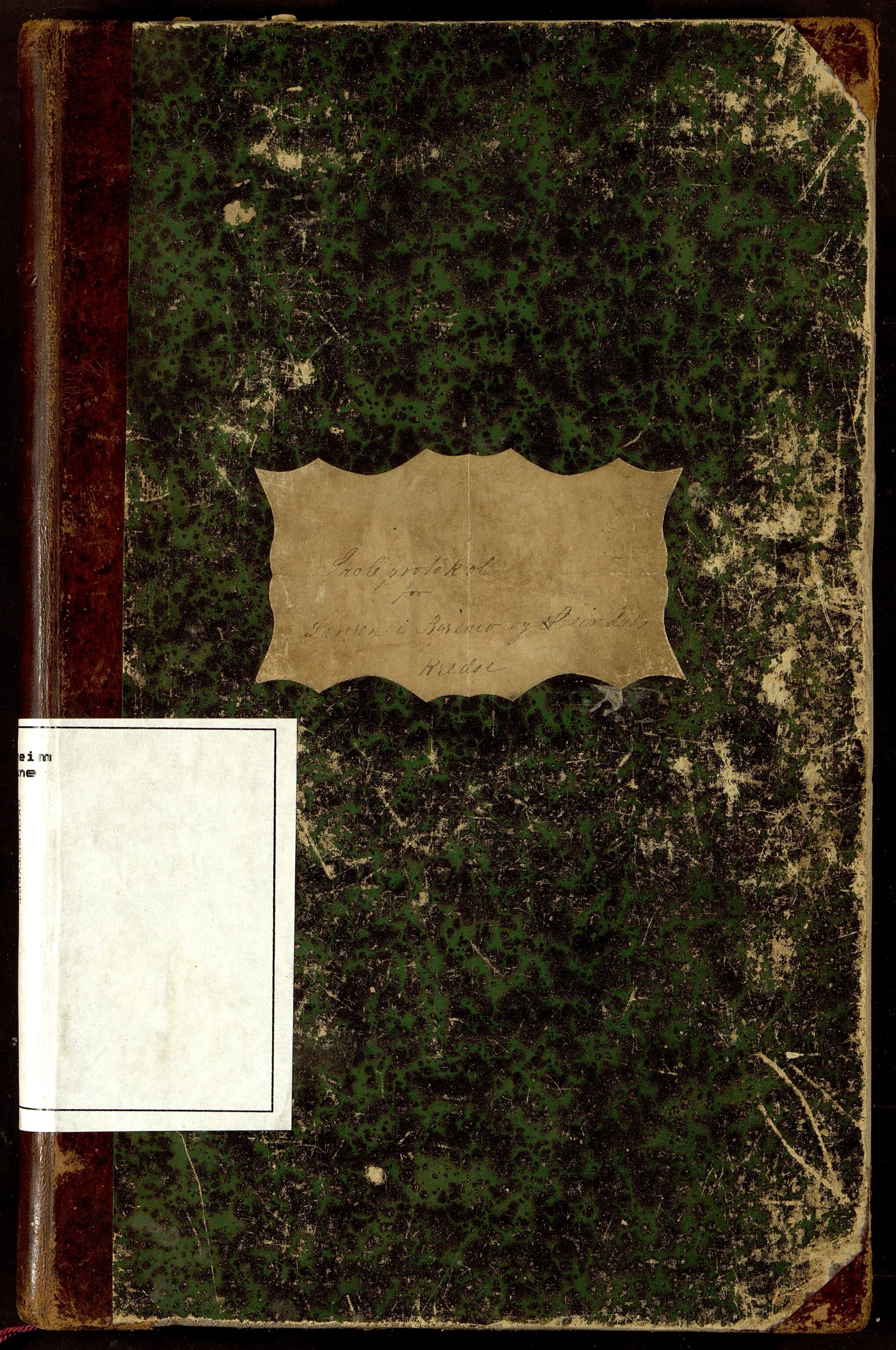 Grindheim kommune - Byremo Skolekrets, ARKSOR/1027GR550/H/L0001: Skoleprotokoll, 1890-1908