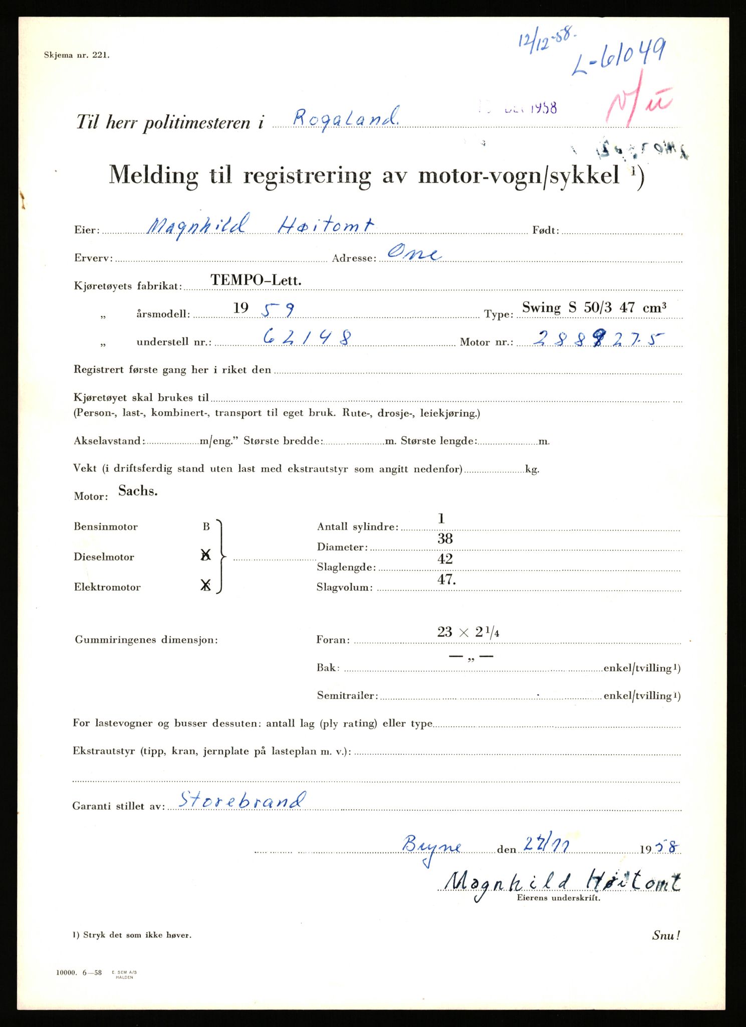 Stavanger trafikkstasjon, AV/SAST-A-101942/0/F/L0060: L-60700 - L-61299, 1930-1971, p. 1183