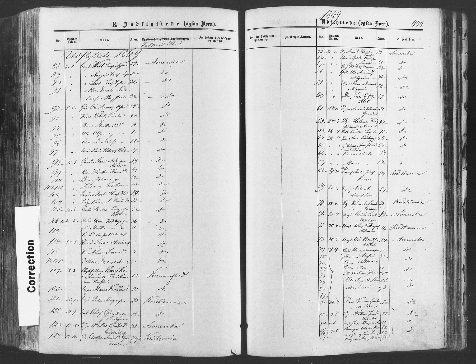 Ullensaker prestekontor Kirkebøker, AV/SAO-A-10236a/F/Fa/L0016: Parish register (official) no. I 16, 1863-1875, p. 444