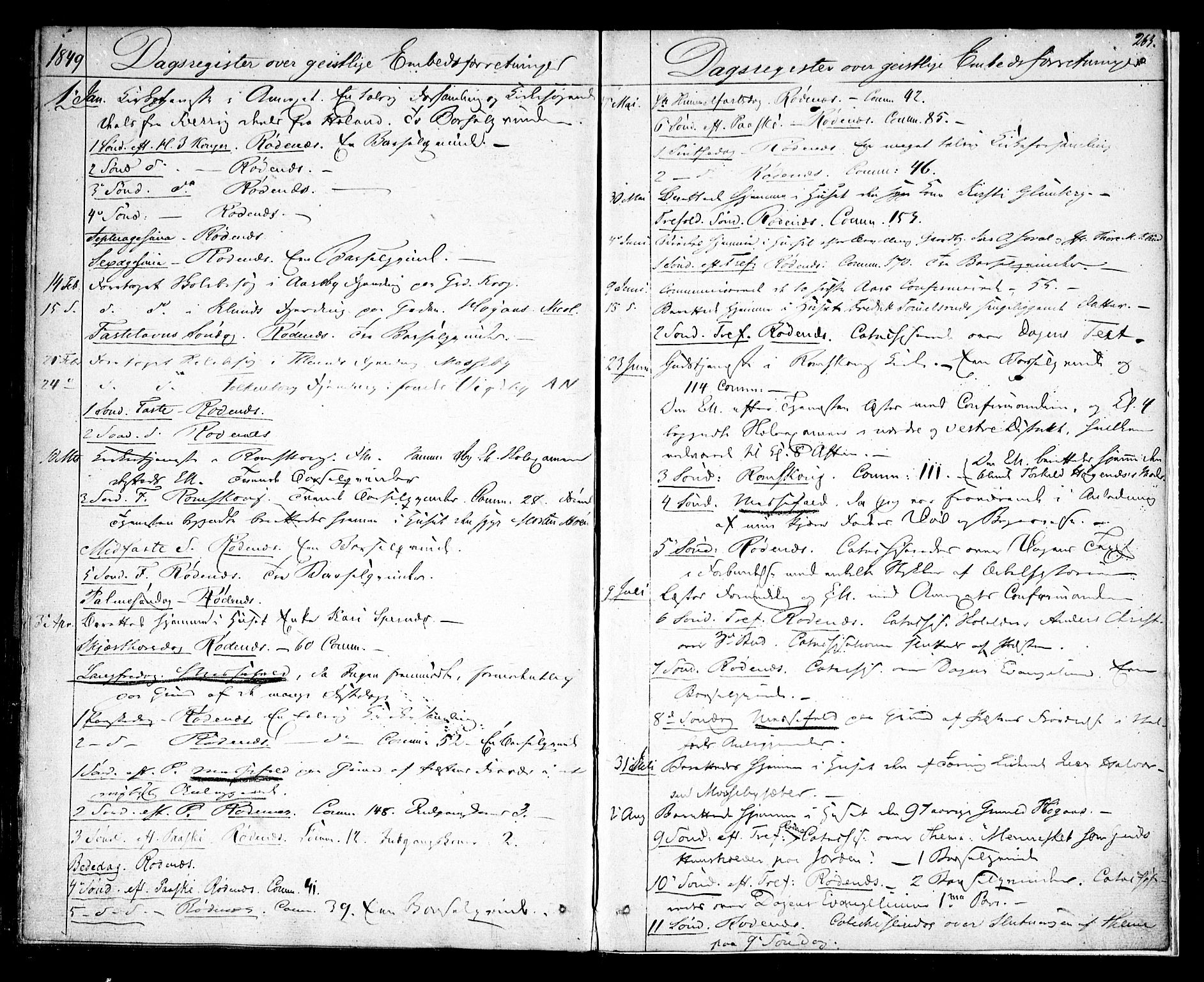 Rødenes prestekontor Kirkebøker, AV/SAO-A-2005/F/Fa/L0005: Parish register (official) no. I 5, 1838-1849, p. 263