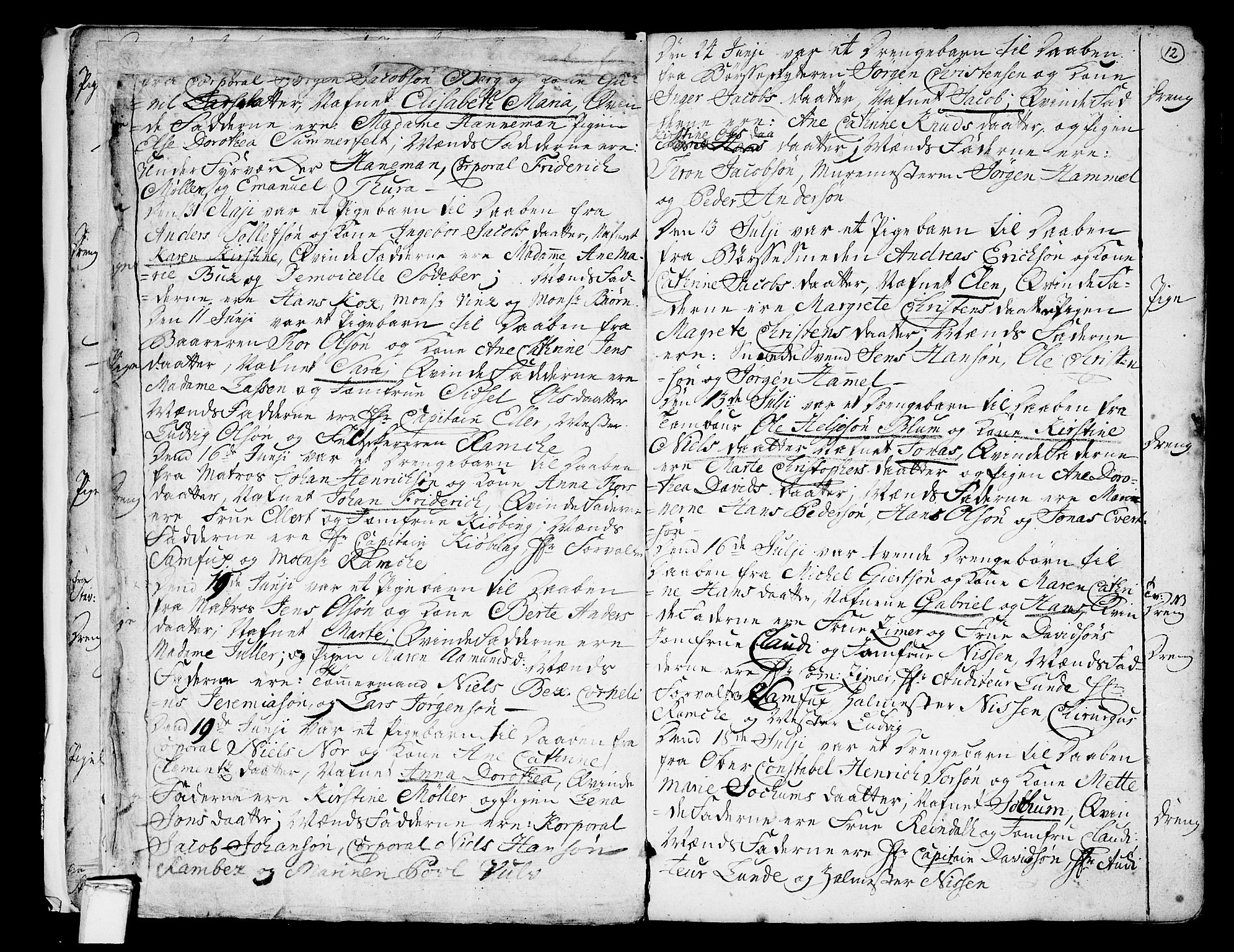 Stavern kirkebøker, SAKO/A-318/F/Fa/L0001: Parish register (official) no. 1, 1756-1782, p. 12