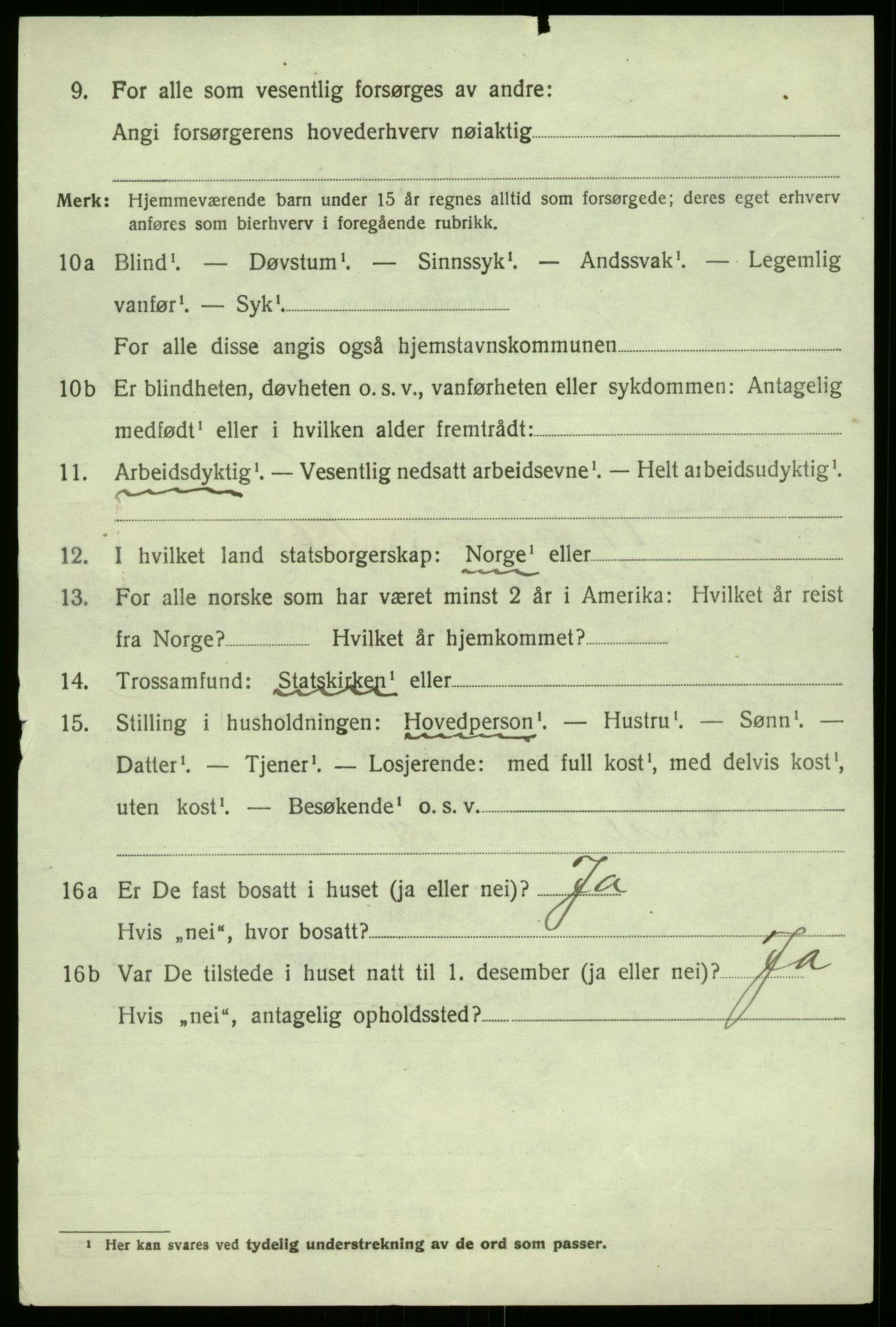 SAB, 1920 census for Luster, 1920, p. 1581