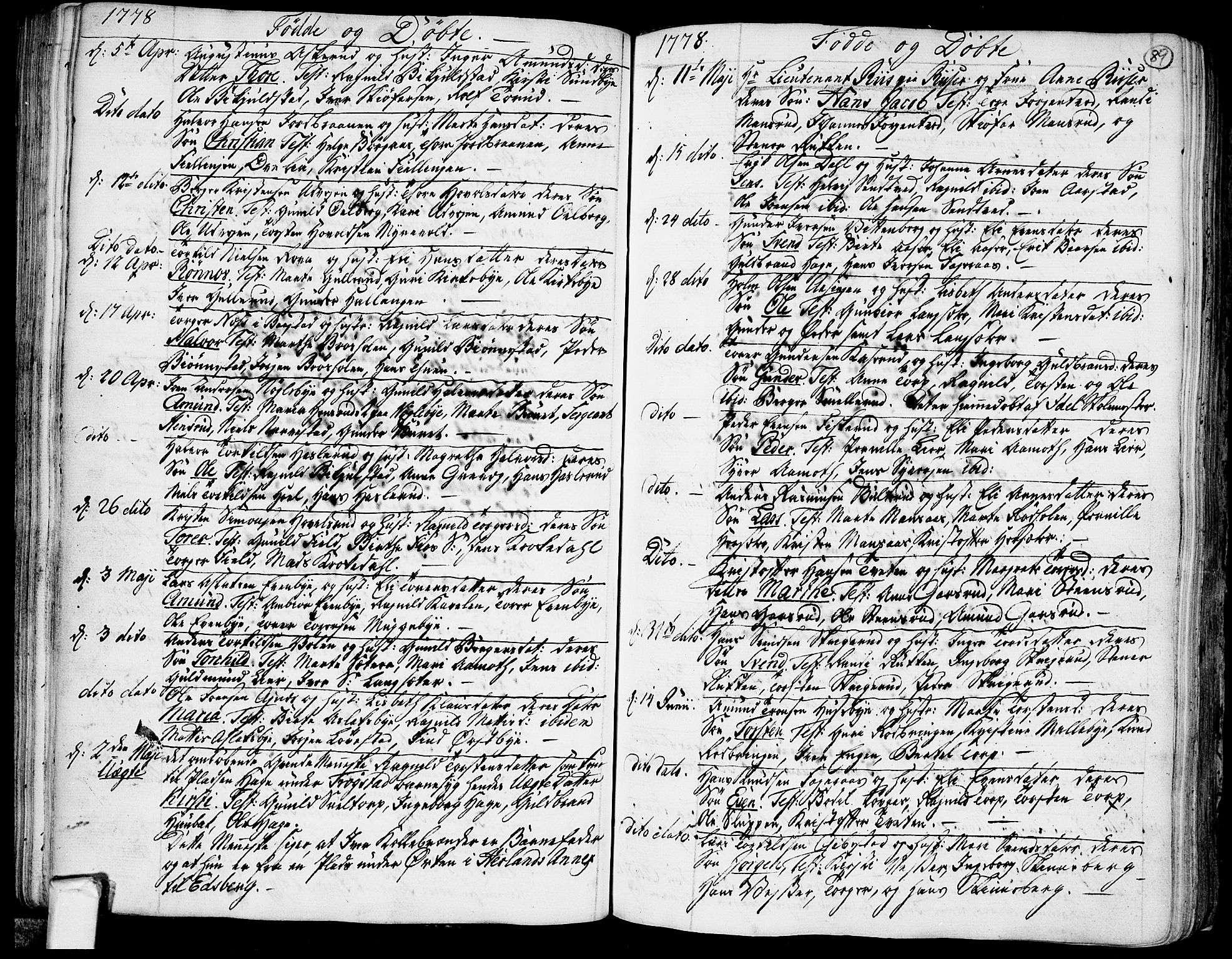 Trøgstad prestekontor Kirkebøker, AV/SAO-A-10925/F/Fa/L0004: Parish register (official) no. I 4, 1750-1784, p. 89