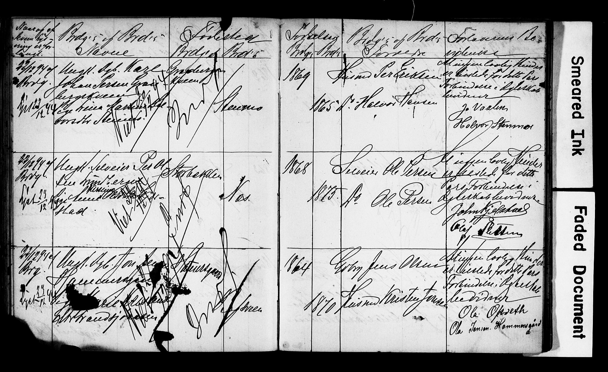 Trysil prestekontor, AV/SAH-PREST-046/I/Ie: Banns register no. 1, 1882-1899