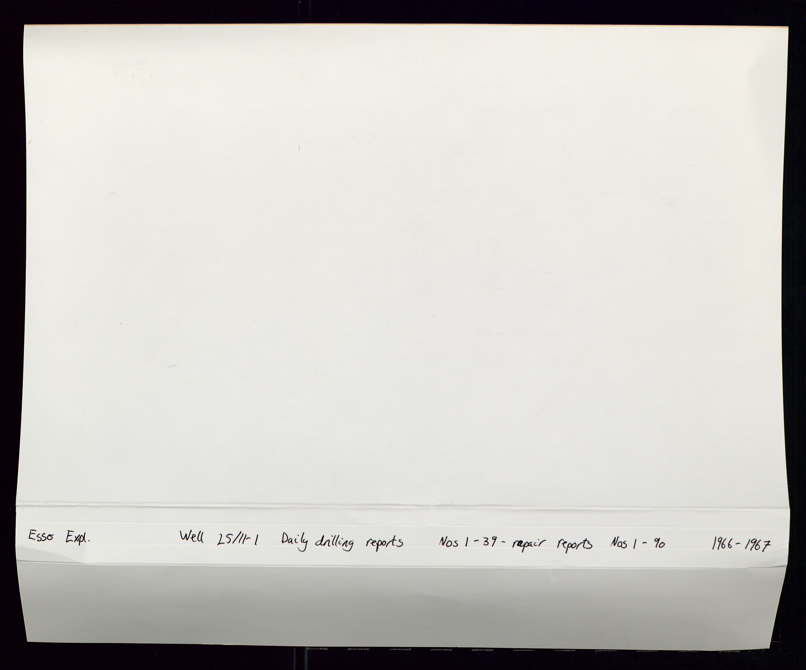 Pa 1512 - Esso Exploration and Production Norway Inc., AV/SAST-A-101917/E/Ea/L0012: Well 25/11-1 og Well 25/10-3, 1966-1967, p. 2