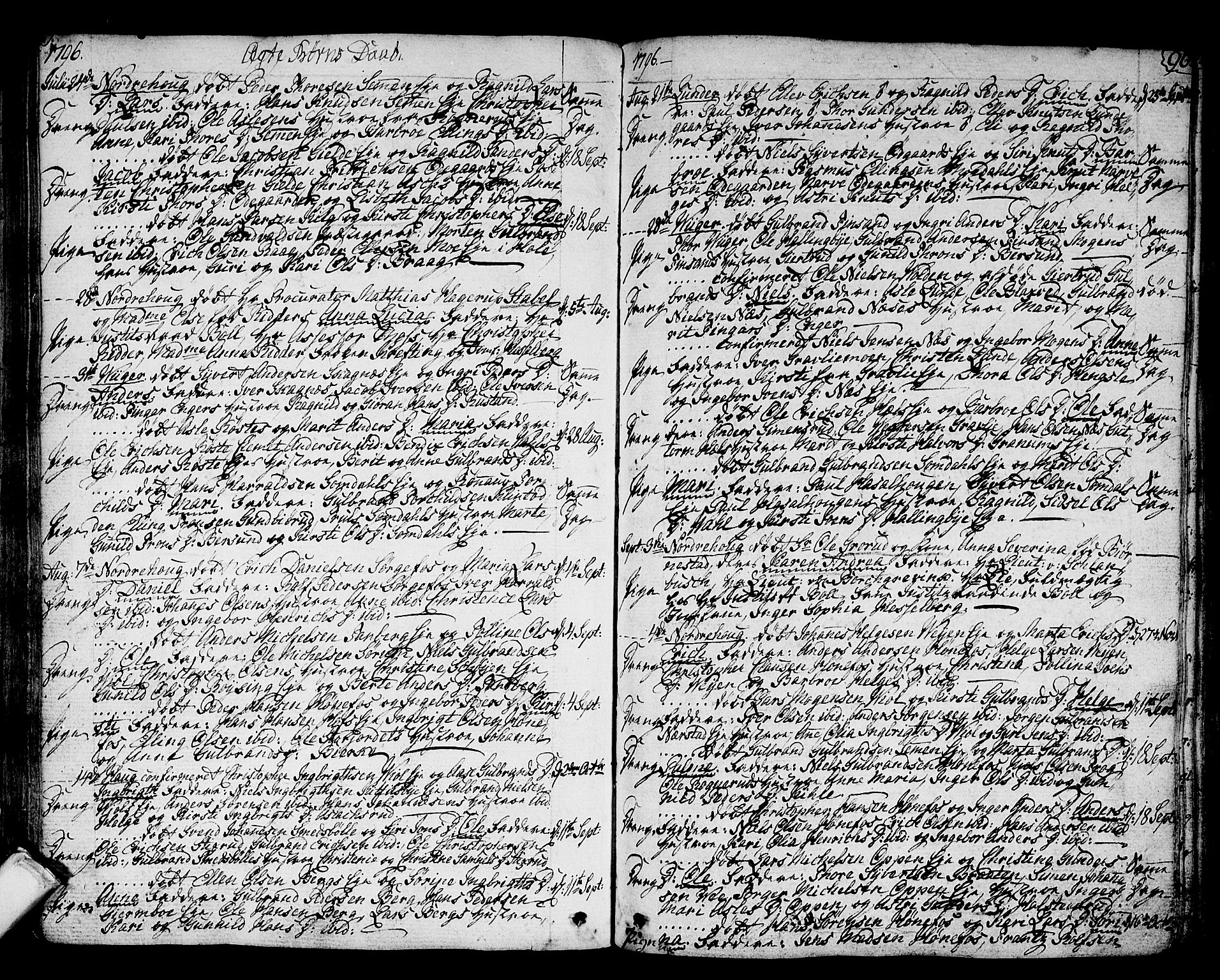 Norderhov kirkebøker, AV/SAKO-A-237/F/Fa/L0006: Parish register (official) no. 6, 1789-1811, p. 90