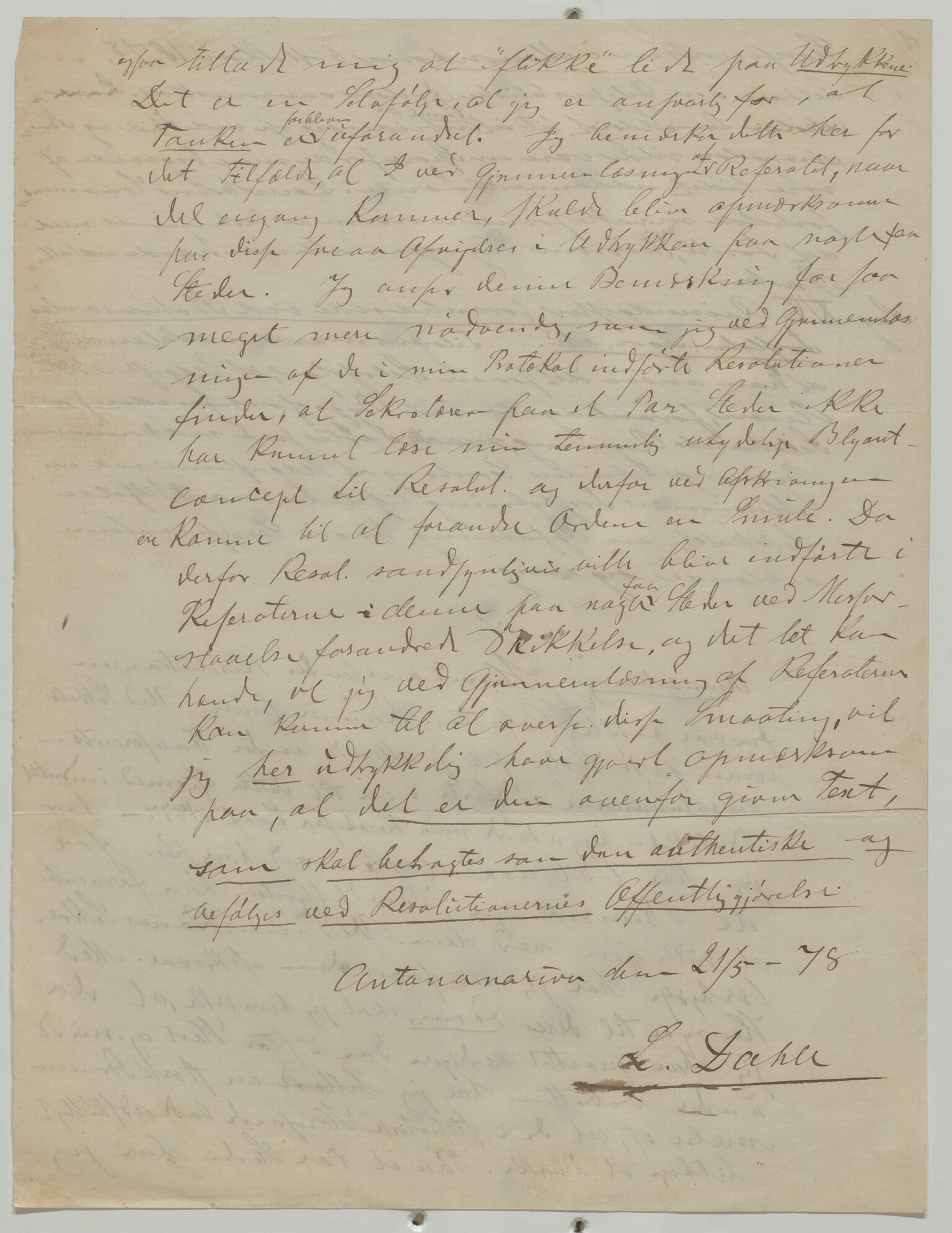 Det Norske Misjonsselskap - hovedadministrasjonen, VID/MA-A-1045/D/Da/Daa/L0035/0005: Konferansereferat og årsberetninger / Konferansereferat fra Madagaskar Innland., 1878