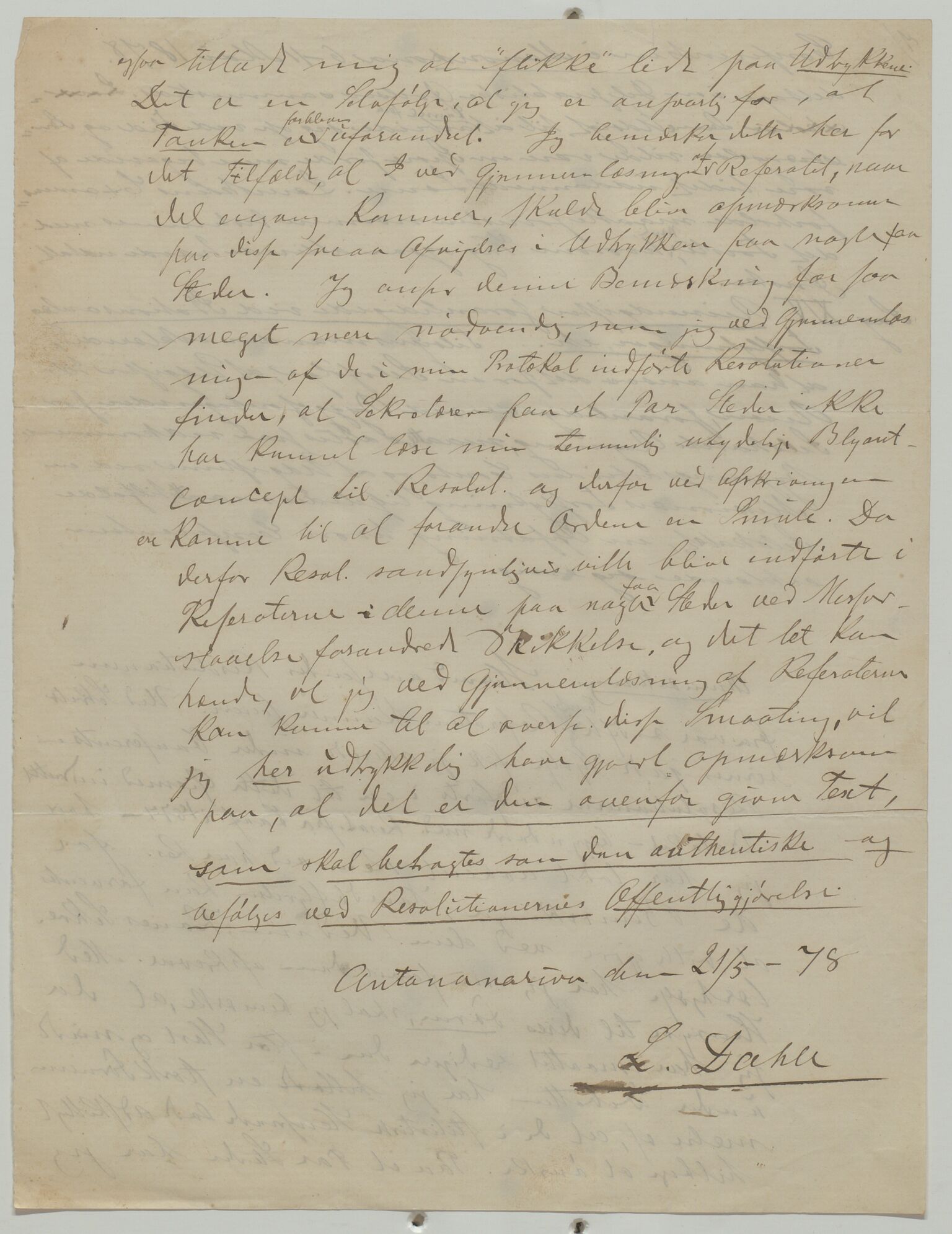 Det Norske Misjonsselskap - hovedadministrasjonen, VID/MA-A-1045/D/Da/Daa/L0035/0005: Konferansereferat og årsberetninger / Konferansereferat fra Madagaskar Innland., 1878