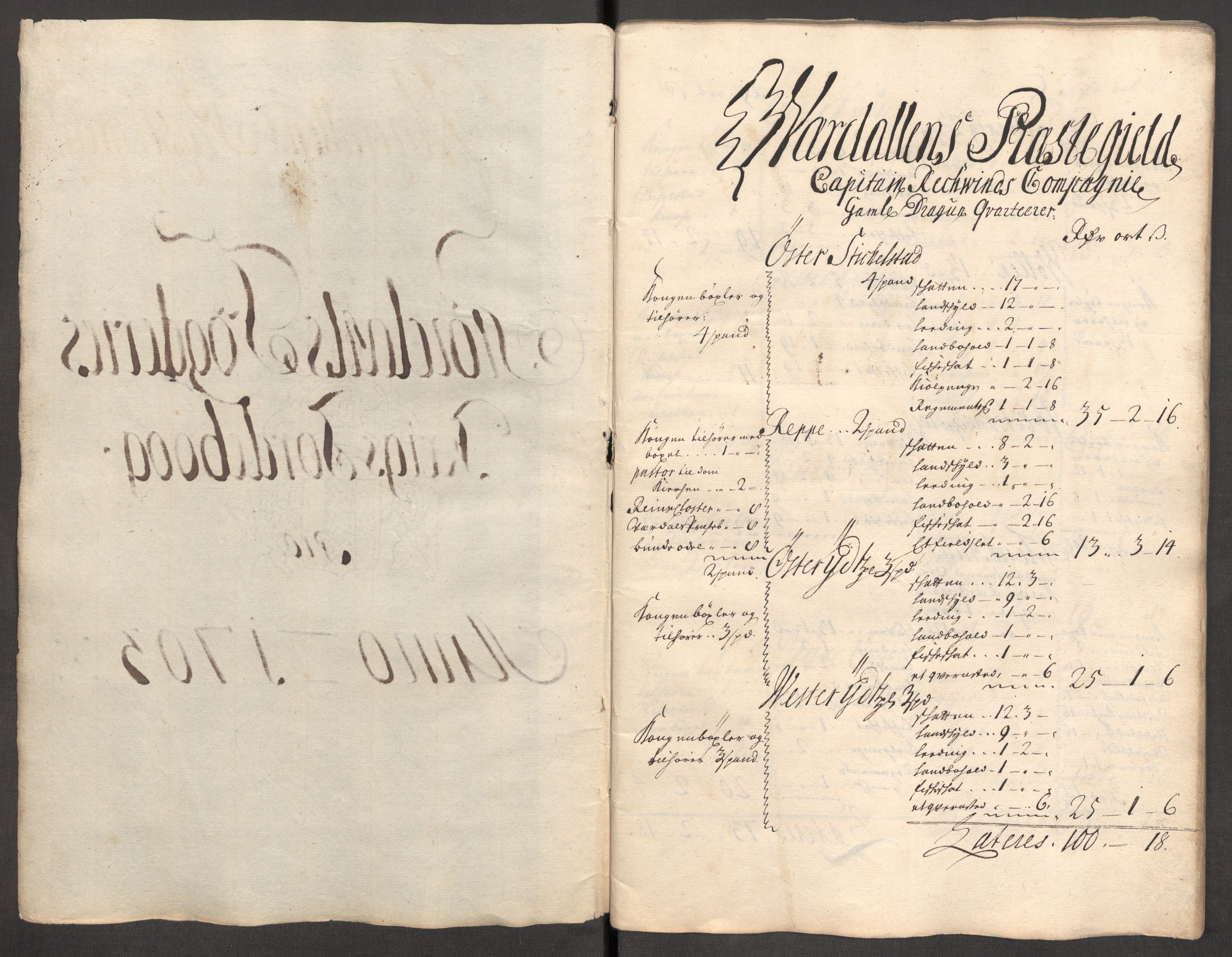 Rentekammeret inntil 1814, Reviderte regnskaper, Fogderegnskap, AV/RA-EA-4092/R62/L4194: Fogderegnskap Stjørdal og Verdal, 1703, p. 259