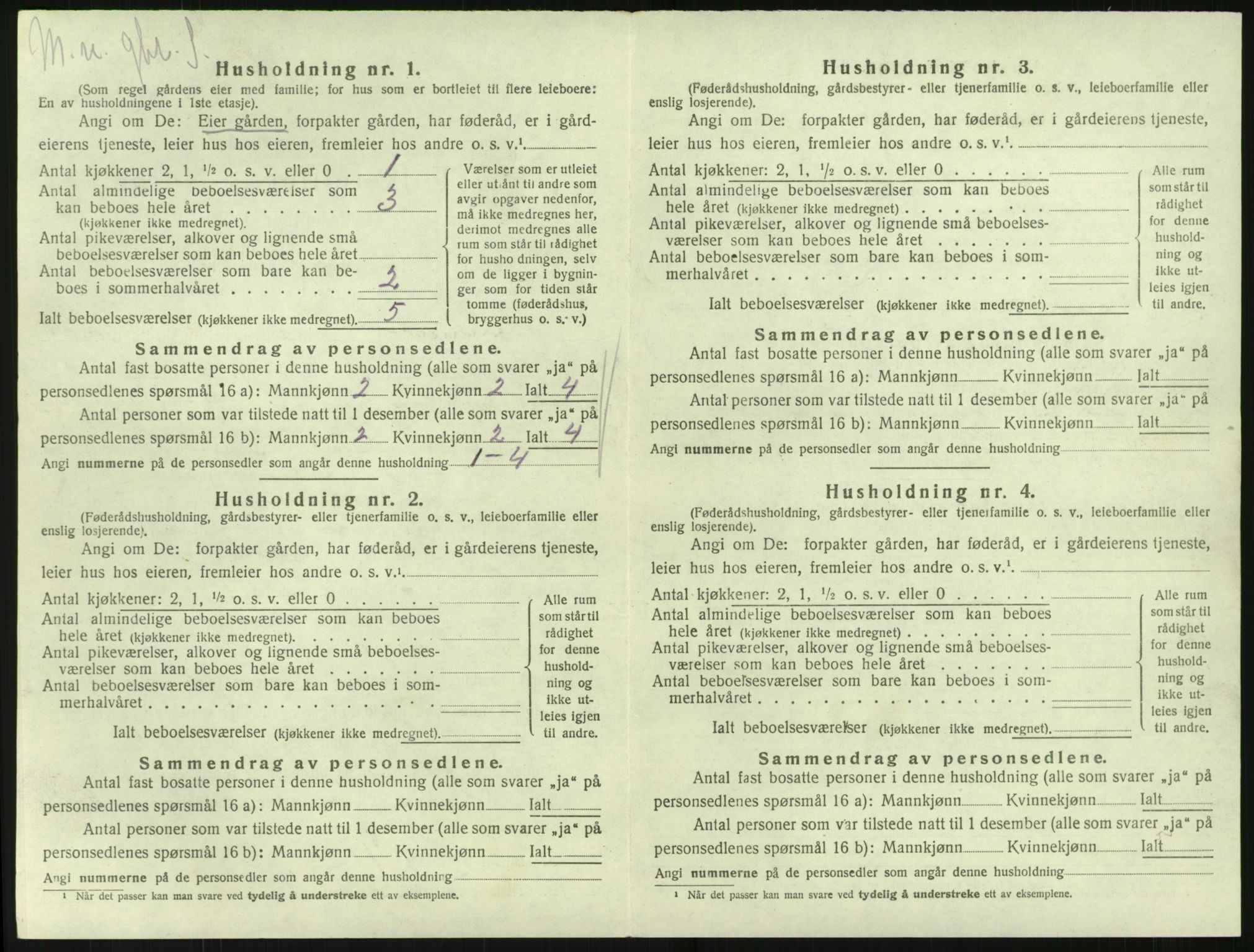 SAK, 1920 census for Søndeled, 1920, p. 712