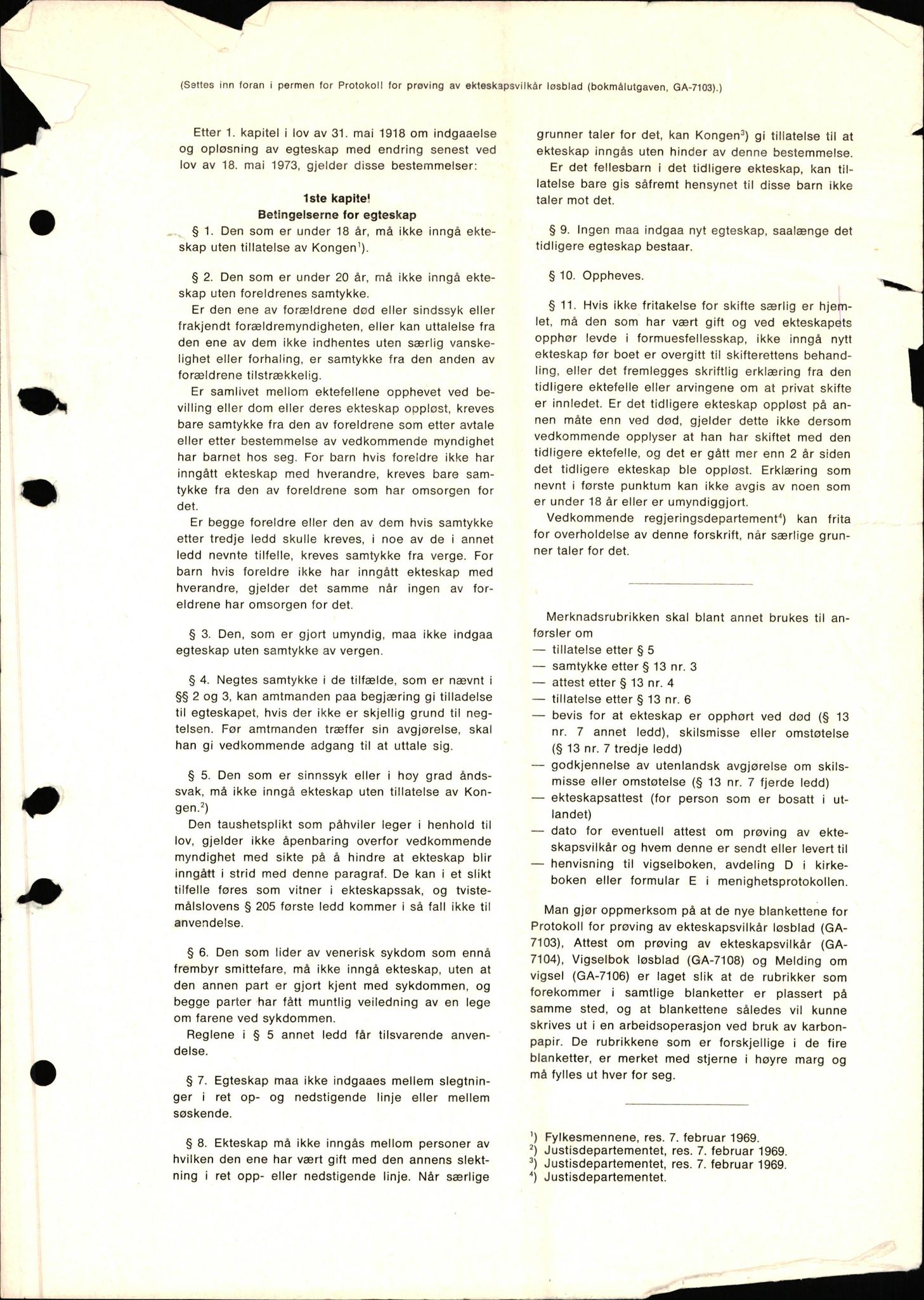 Ryfylke tingrett, AV/SAST-A-100055/003/I/Id/L0003: Vigsler, 1969-1989
