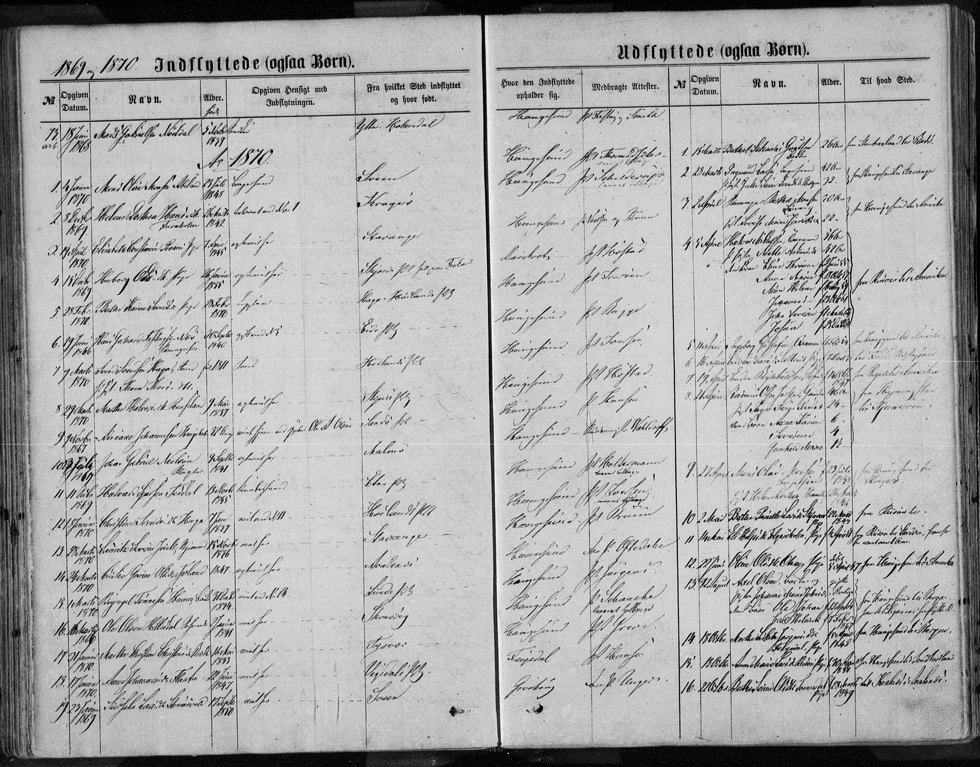 Torvastad sokneprestkontor, AV/SAST-A -101857/H/Ha/Haa/L0013: Parish register (official) no. A 12.2, 1867-1877