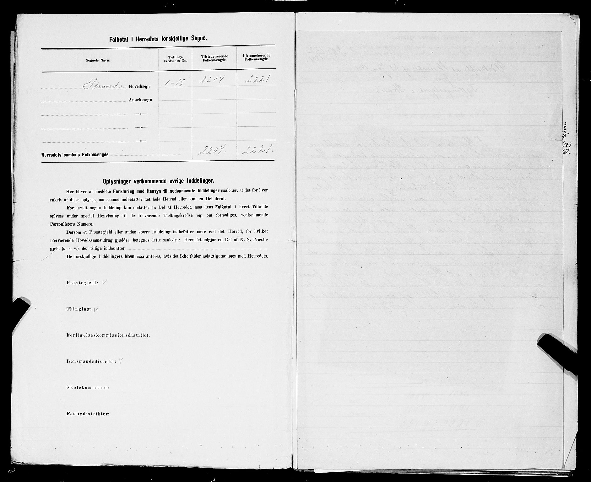 SAST, 1900 census for Strand, 1900, p. 5