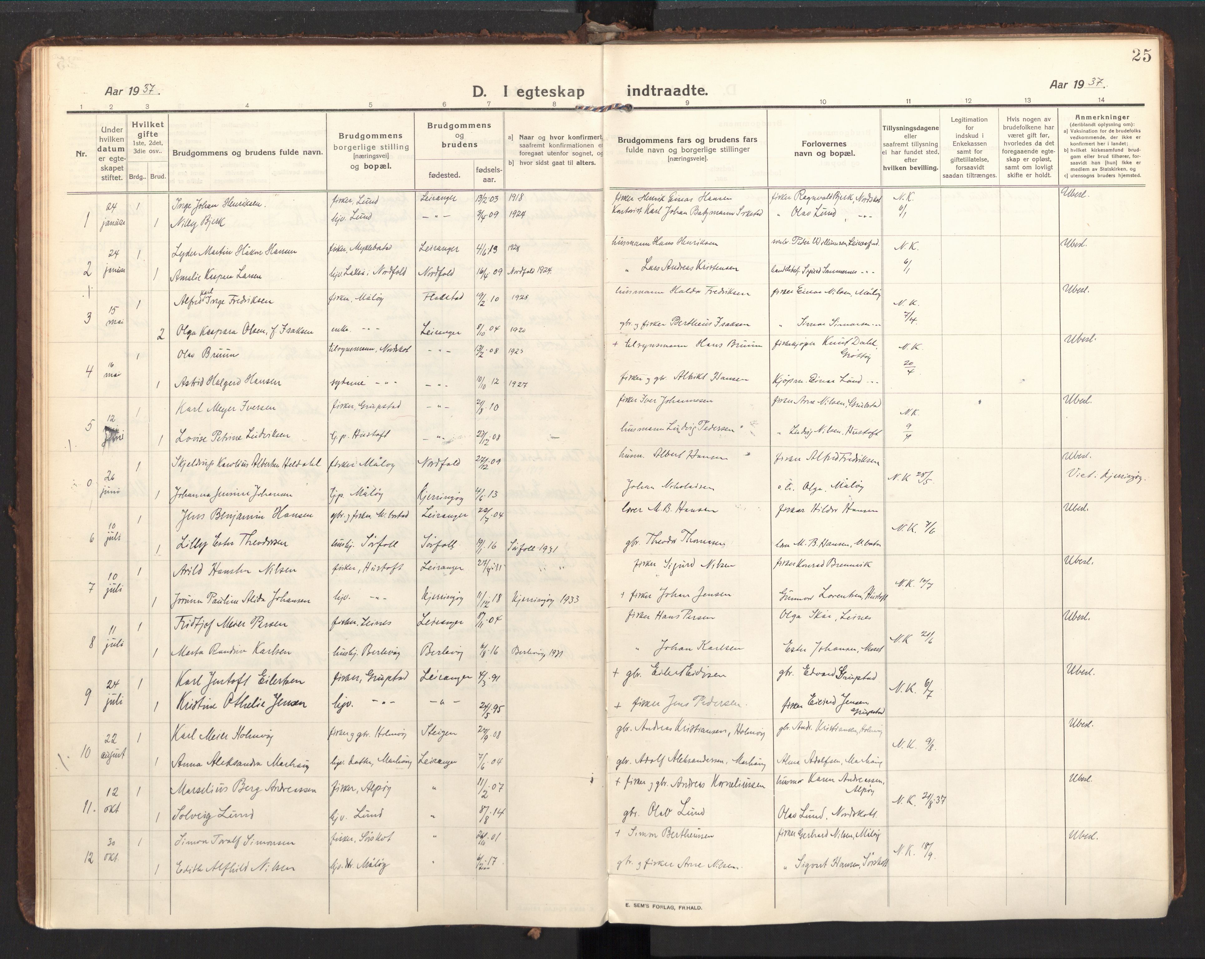 Ministerialprotokoller, klokkerbøker og fødselsregistre - Nordland, AV/SAT-A-1459/857/L0825: Parish register (official) no. 857A05, 1917-1946, p. 25