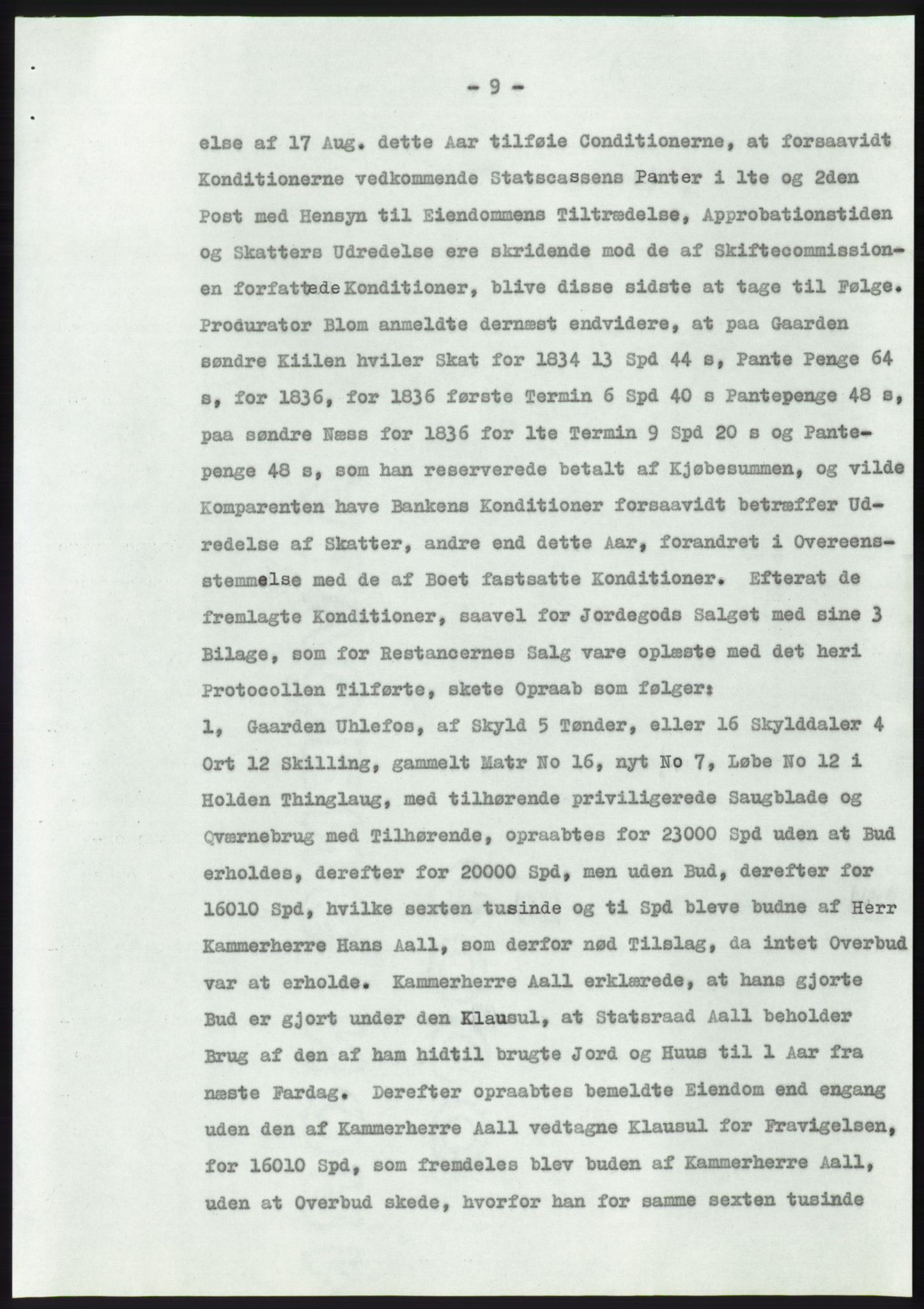 Statsarkivet i Kongsberg, AV/SAKO-A-0001/E/Ee/L0011: Avskrifter, SAO jnr. 1262/1957 - 200/1958, 1957-1958, p. 406