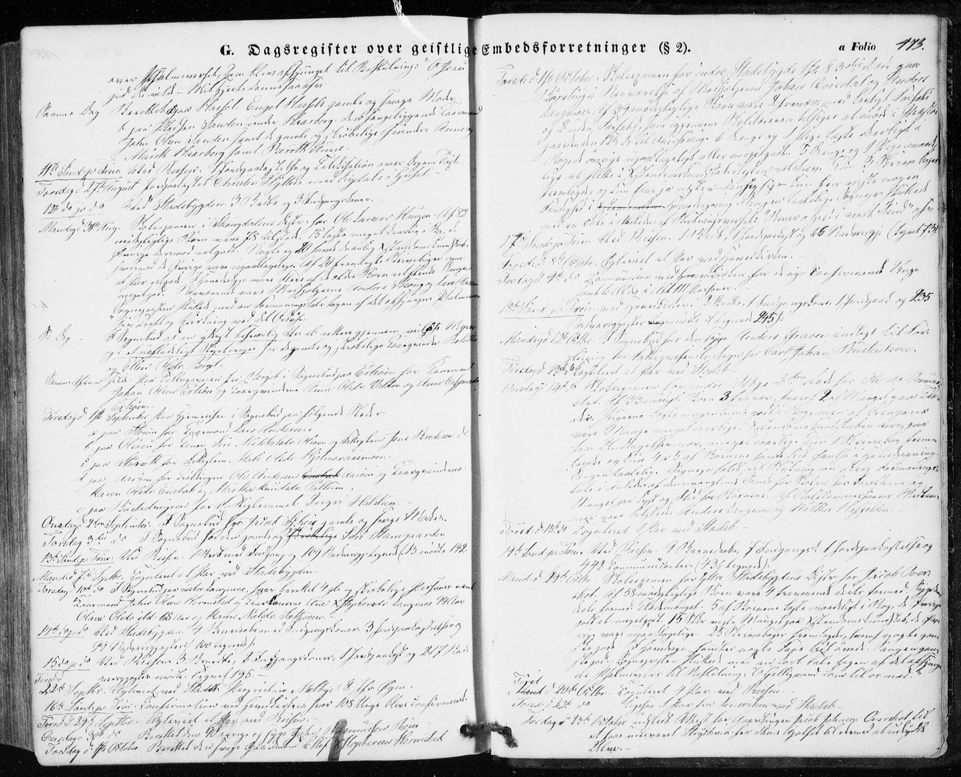 Ministerialprotokoller, klokkerbøker og fødselsregistre - Sør-Trøndelag, SAT/A-1456/646/L0611: Parish register (official) no. 646A09, 1848-1857, p. 473